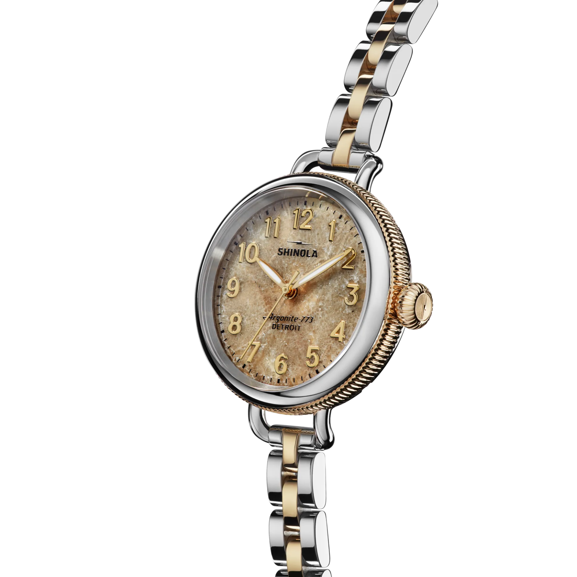 Shinola Gold Watches|Two-Tone Watches|Birdy Watch Petoskey