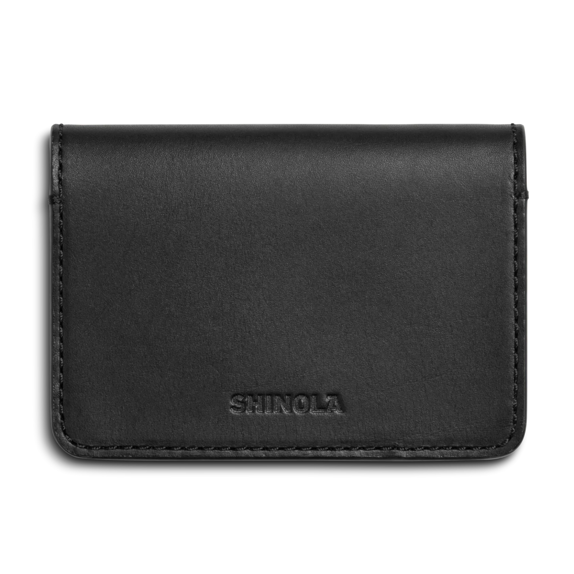 Shinola Monogrammable|Personalizable|Business Card Holder Black