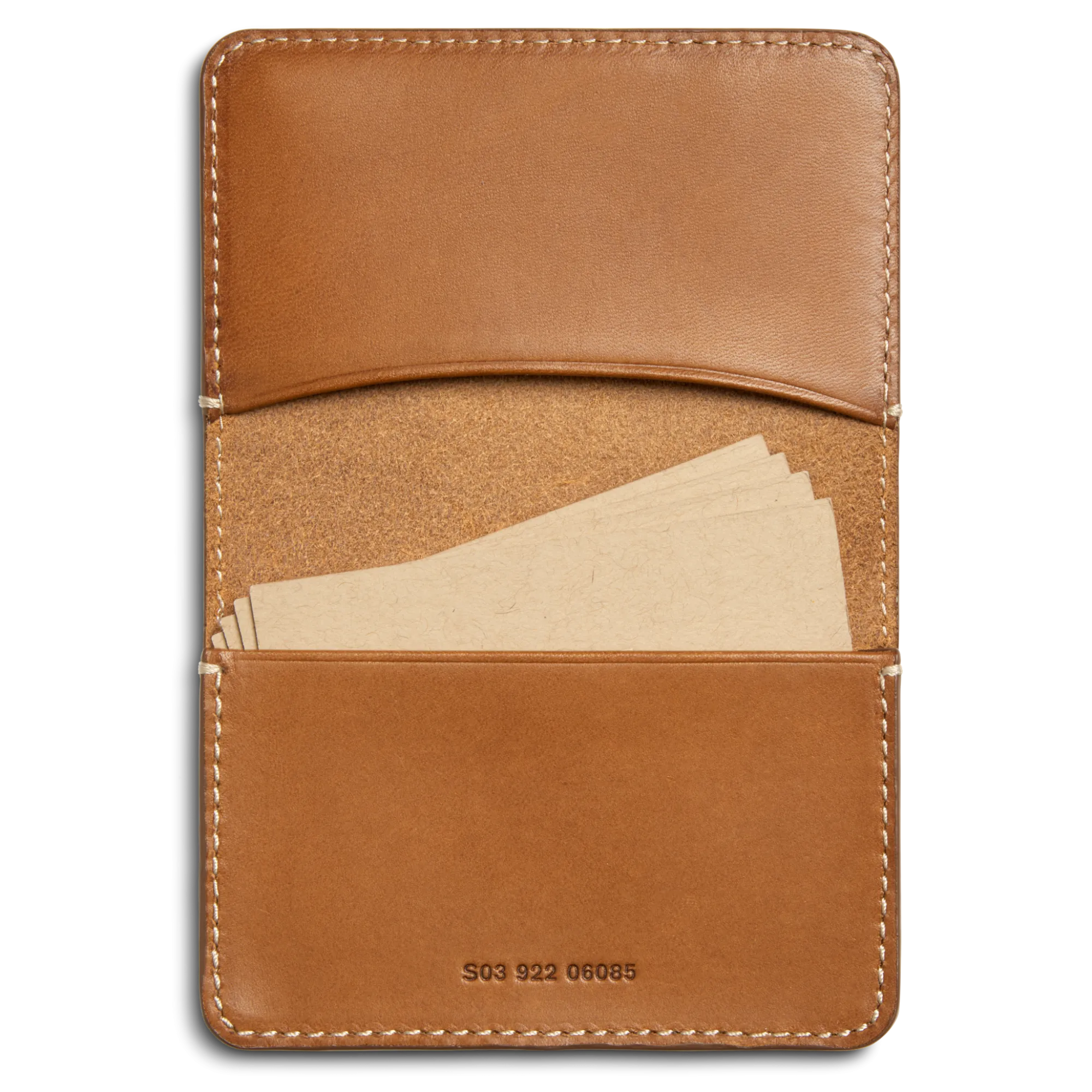 Shinola Monogrammable|Personalizable|Business Card Holder Tan