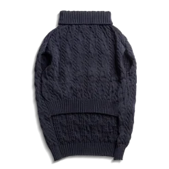 Shinola Shop All|Shop All Home|Cable Knit Dog Sweater Ivory