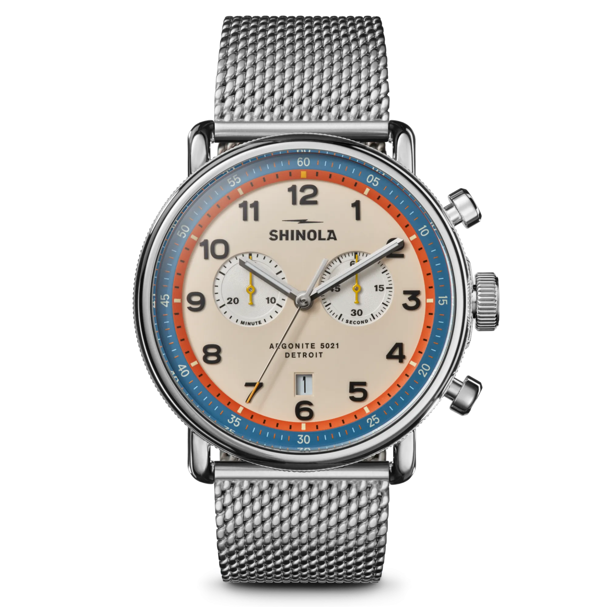 Shinola Canfield|Best Sellers|Canfield C56 Chronograph Watch Cream