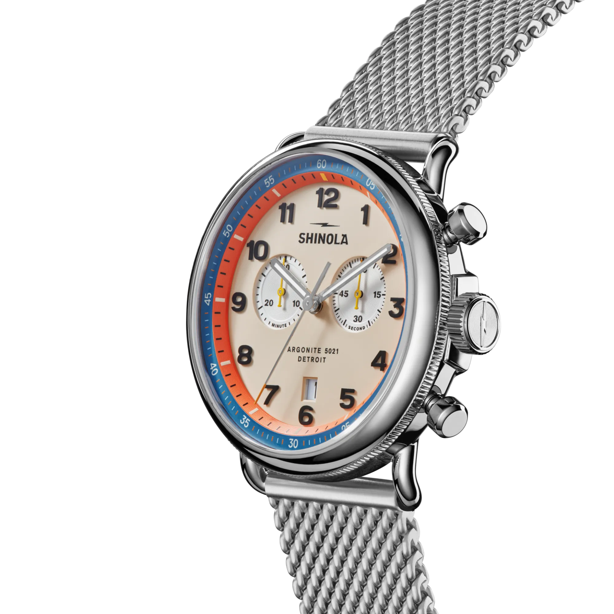 Shinola Canfield|Best Sellers|Canfield C56 Chronograph Watch Cream