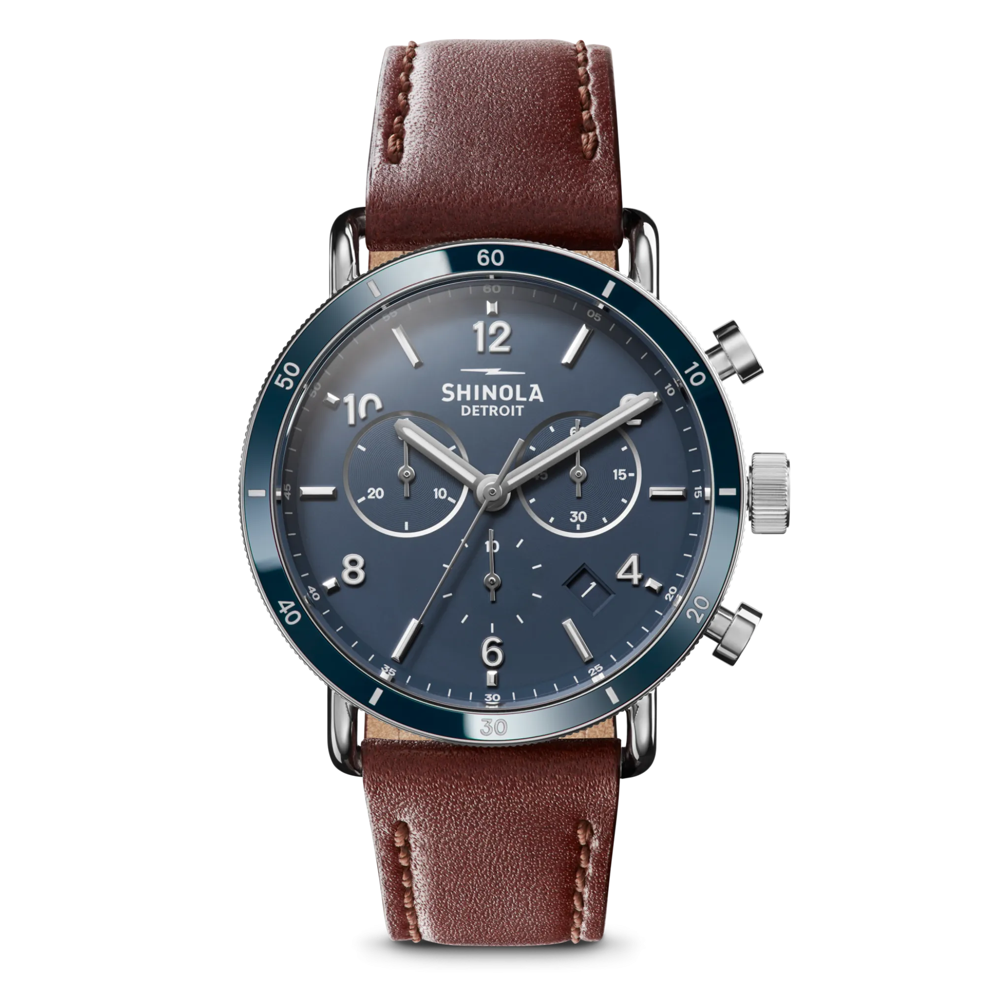 Shinola Canfield|Canfield|Canfield Sport Chronograph Watch Midnight Blue