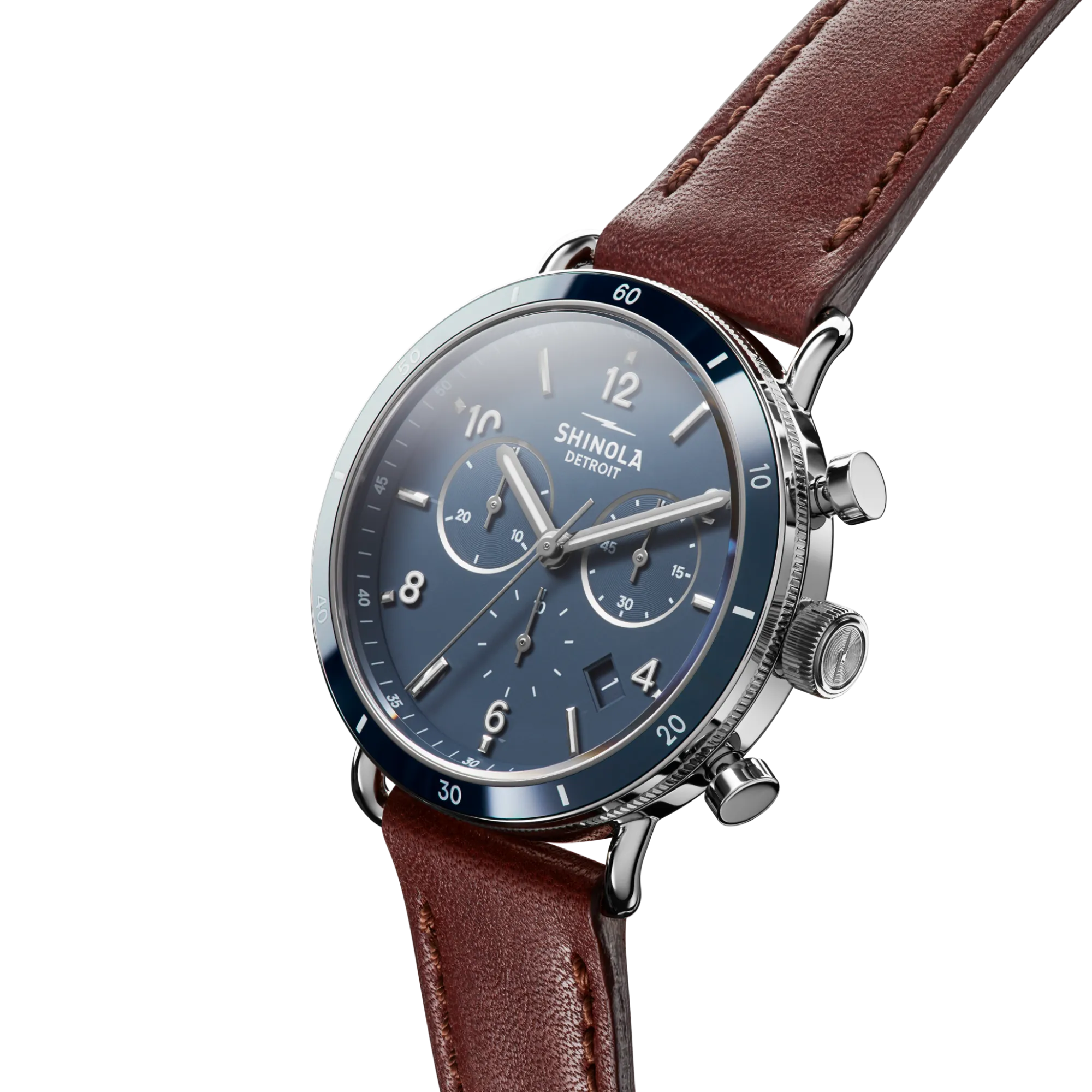 Shinola Canfield|Canfield|Canfield Sport Chronograph Watch Midnight Blue