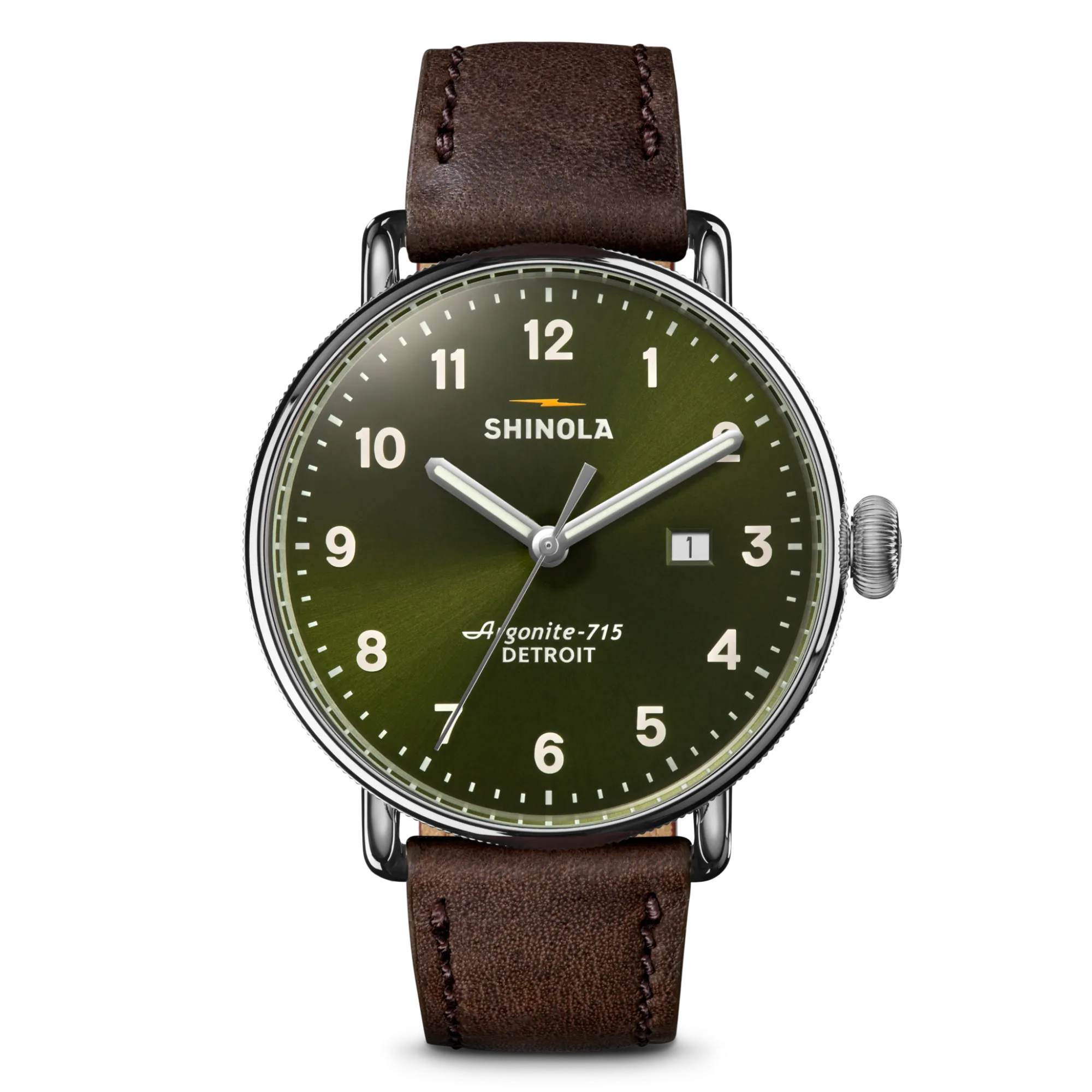Shinola Canfield|Canfield|Canfield Watch Dark Olive