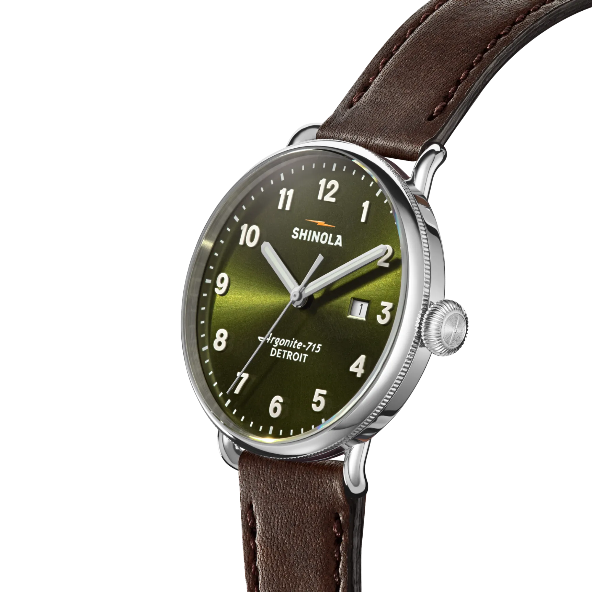 Shinola Canfield|Canfield|Canfield Watch Dark Olive