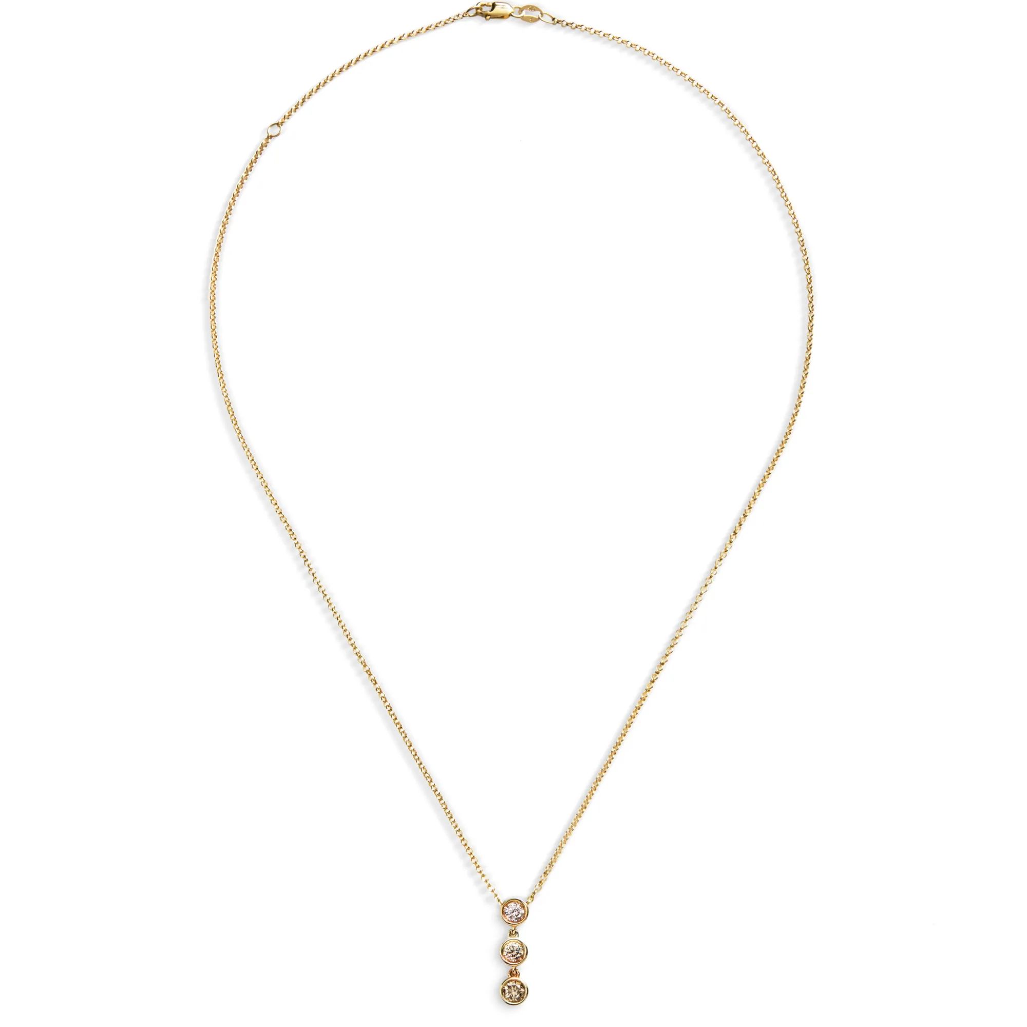 Shinola Shop All Women'S Jewelry|Desert Diamonds|0.33 Carat Desert Diamond Drop Pendant Necklace OS