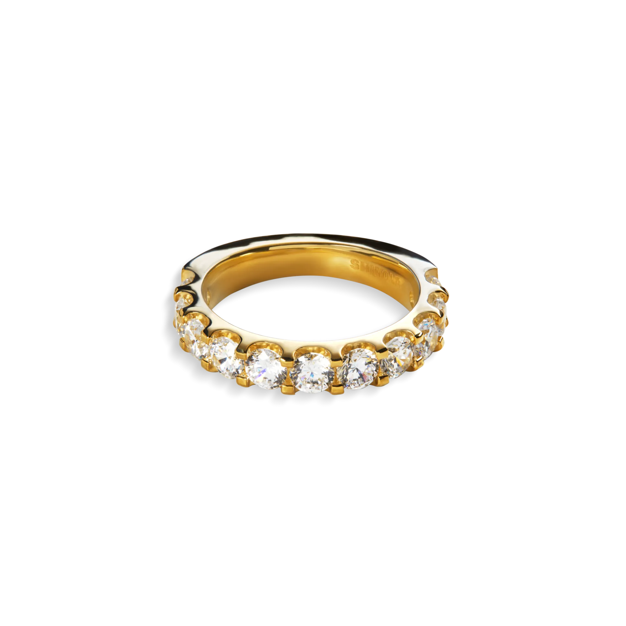 Shinola Rings|Shop All Women'S Jewelry|2 Carat Diamond Anniversary Band YG Yellow Gold