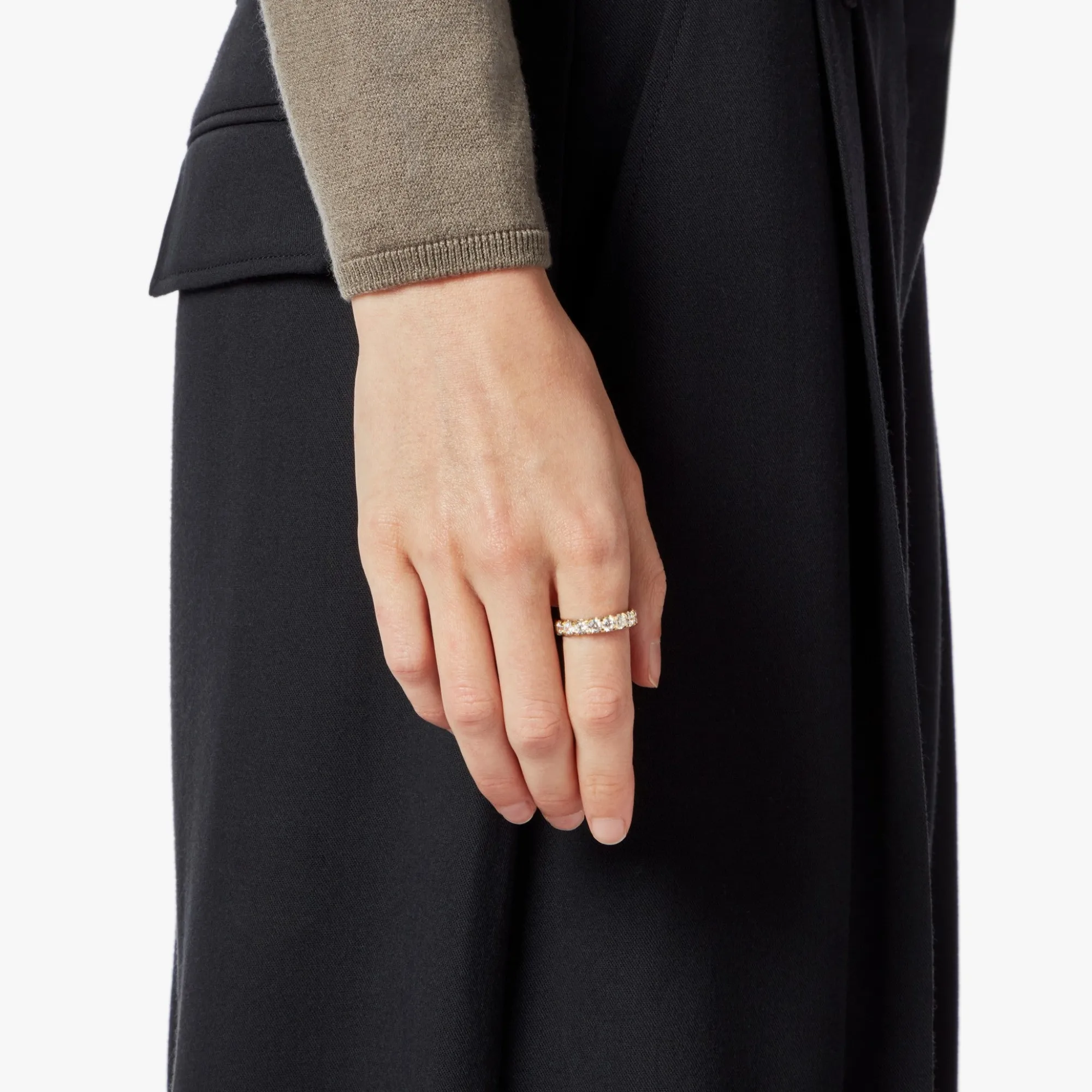 Shinola Rings|Shop All Women'S Jewelry|2 Carat Diamond Anniversary Band YG Yellow Gold
