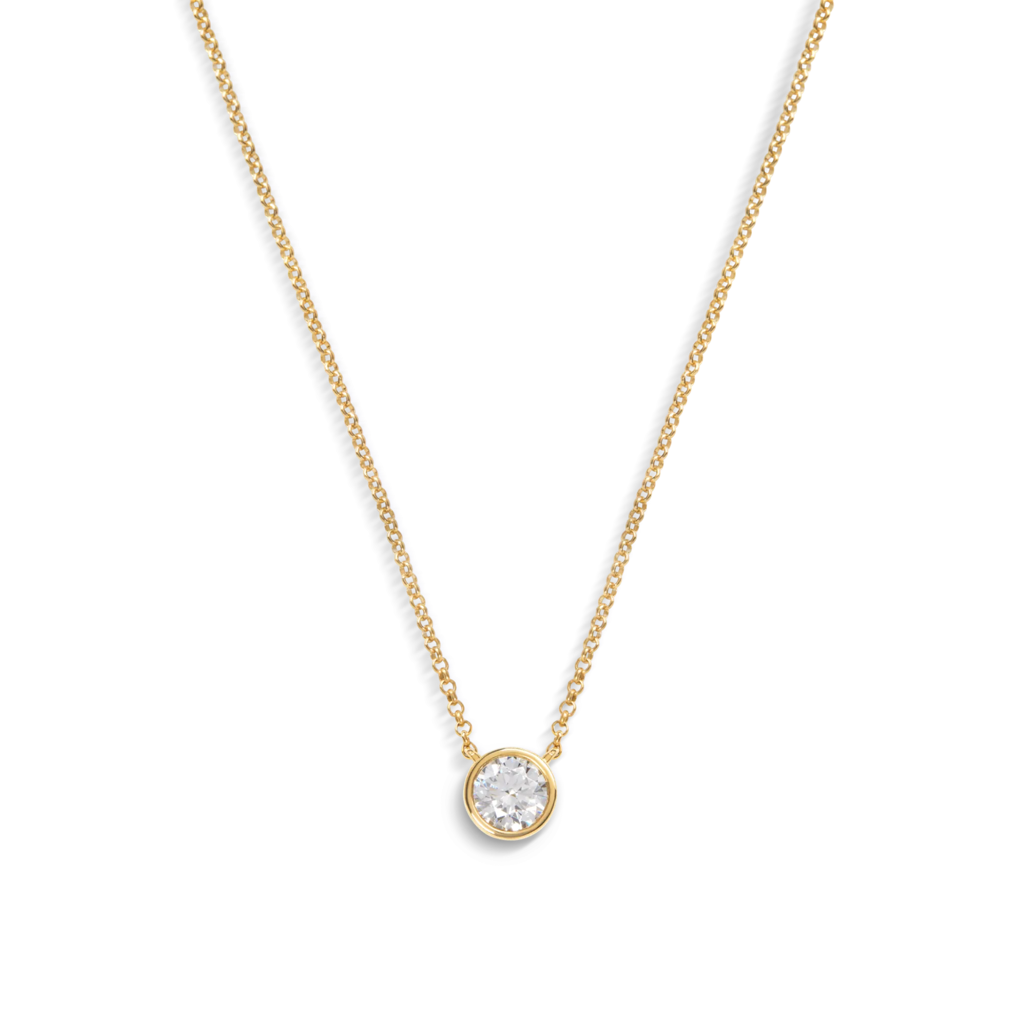 Shinola Shop All Women'S Jewelry|Necklaces|Round Diamond Necklace 1 Carat