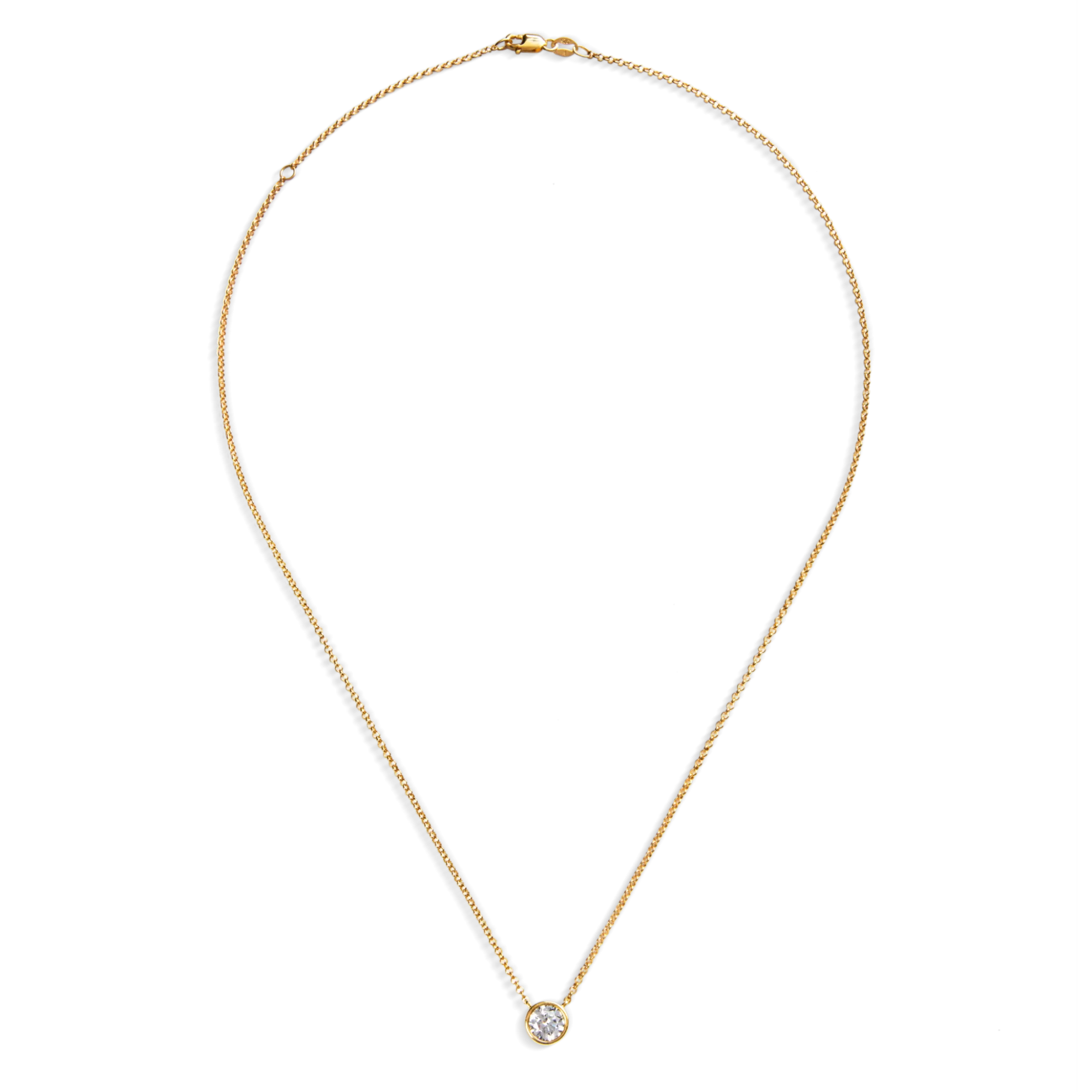 Shinola Shop All Women'S Jewelry|Necklaces|Round Diamond Necklace 1 Carat
