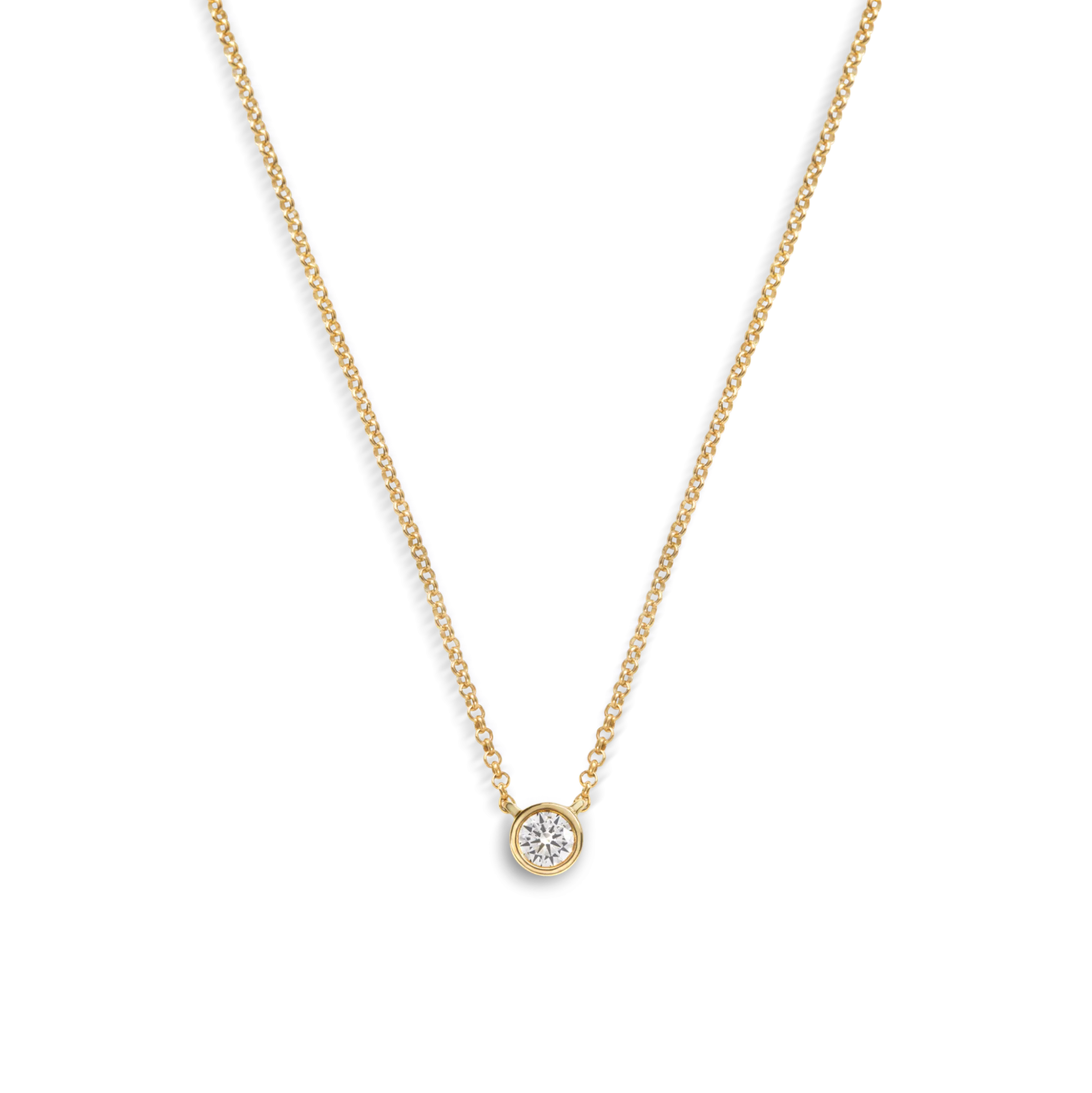 Shinola Shop All Women'S Jewelry|Necklaces|Round Diamond Necklace 1/4 Carat