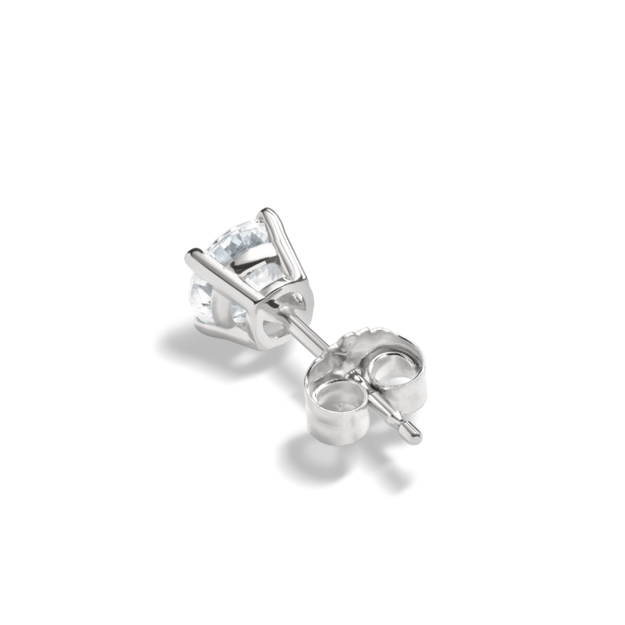 Shinola Shop All Women'S Jewelry|Fine Jewelry|1 Carat Round Diamond Studs White Gold