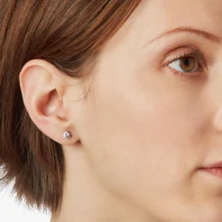 Shinola Shop All Women'S Jewelry|Fine Jewelry|1 Carat Round Diamond Studs White Gold