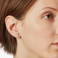 Shinola Shop All Women'S Jewelry|14K Gold|1/2 Carat Round Diamond Studs Yellow Gold