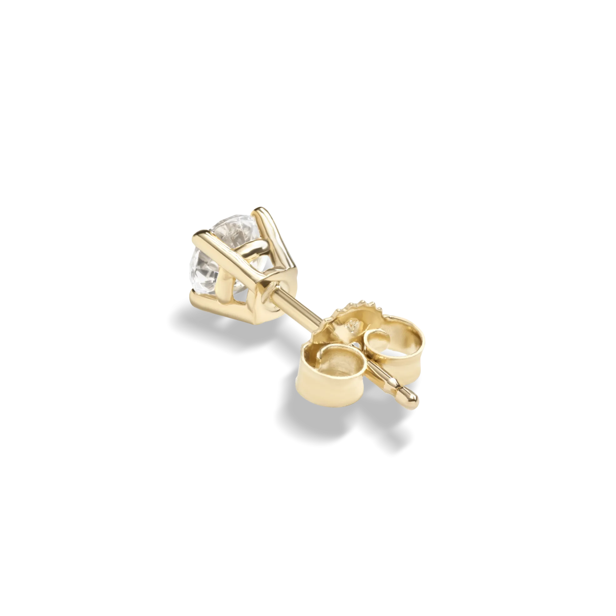 Shinola Shop All Women'S Jewelry|14K Gold|1/2 Carat Round Diamond Studs Yellow Gold