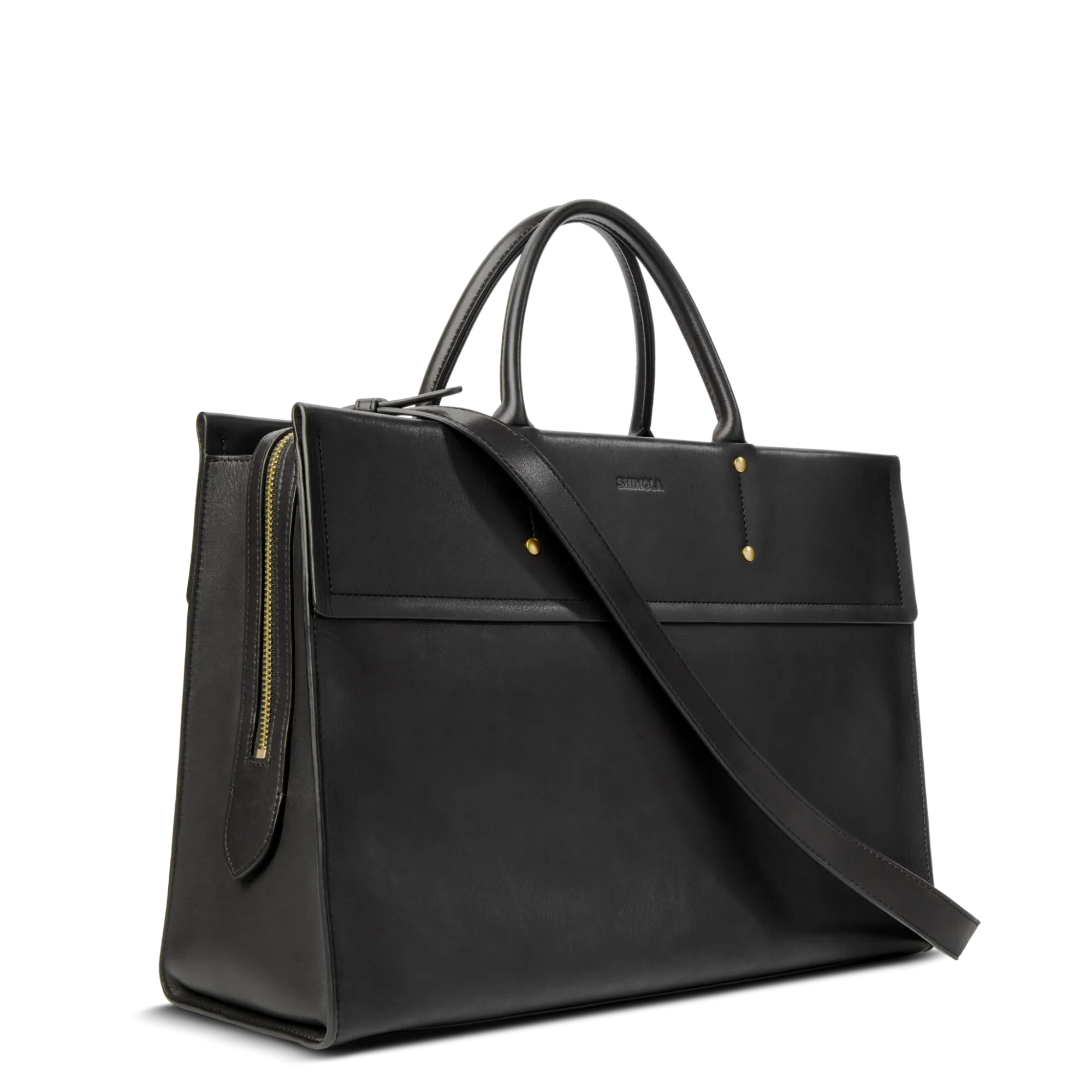 Shinola Briefcases|Tote Bags|Day Satchel Black