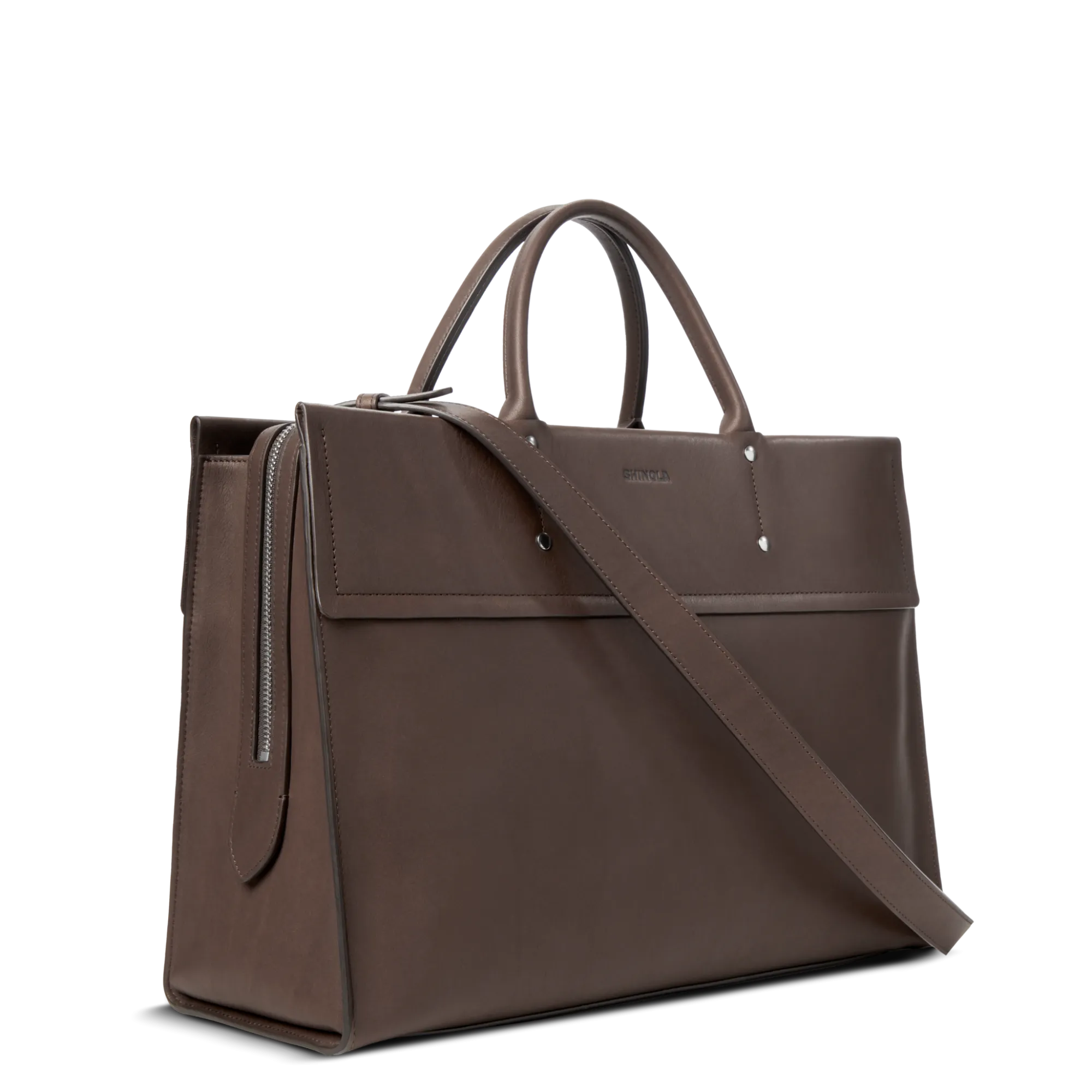 Shinola Briefcases|Tote Bags|Day Satchel Espresso
