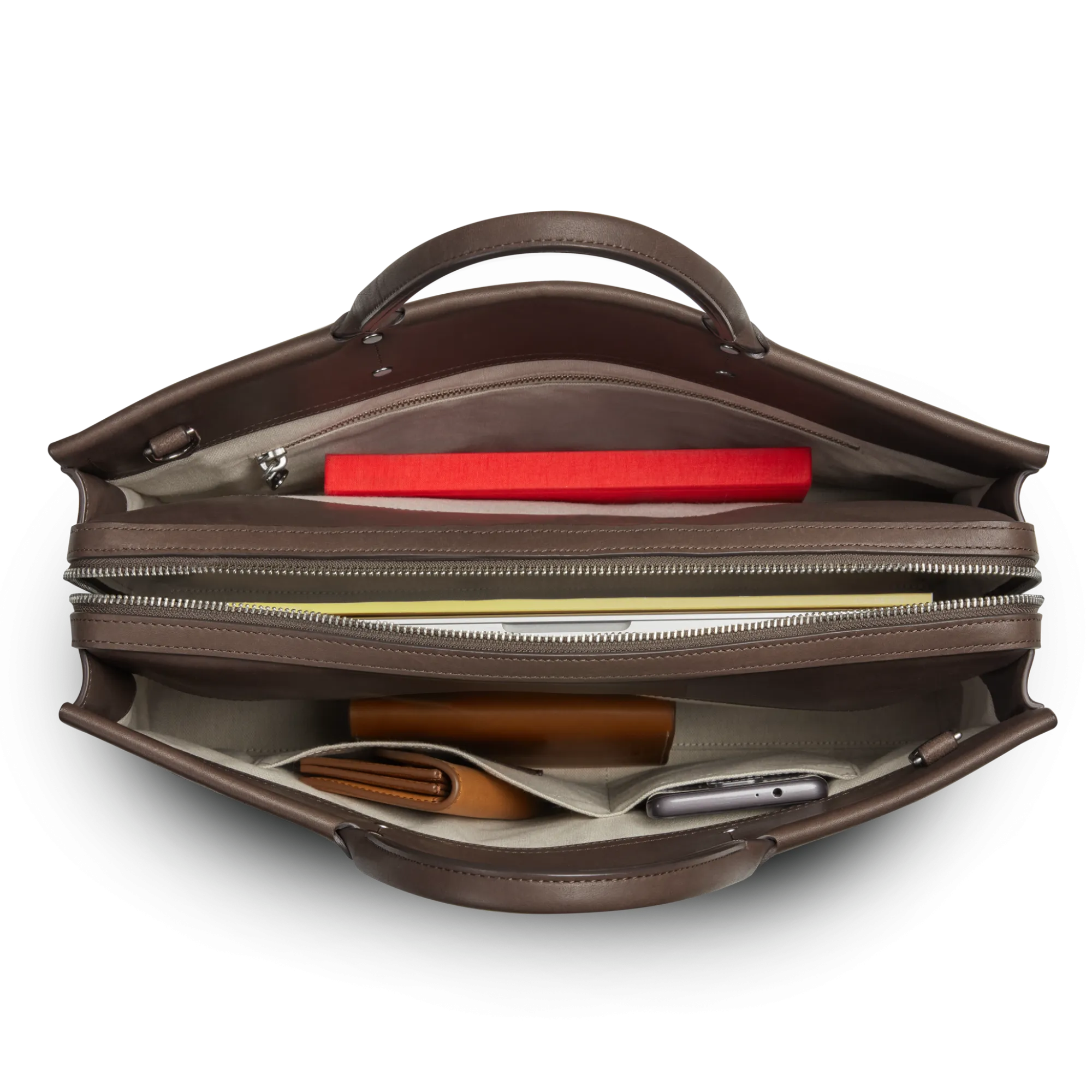 Shinola Briefcases|Tote Bags|Day Satchel Espresso