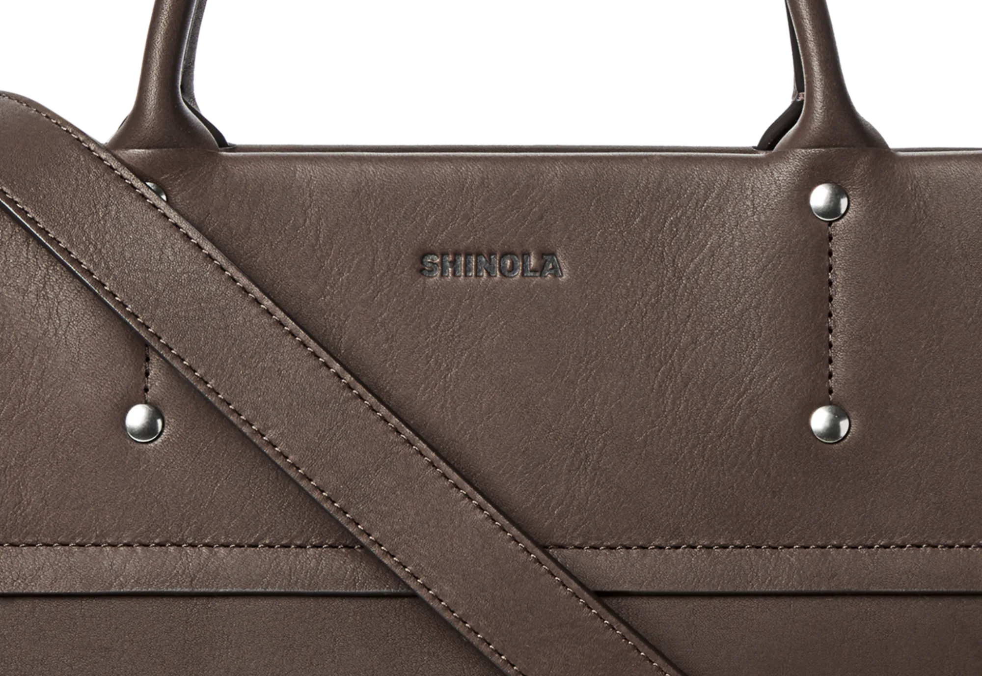Shinola Briefcases|Tote Bags|Day Satchel Espresso