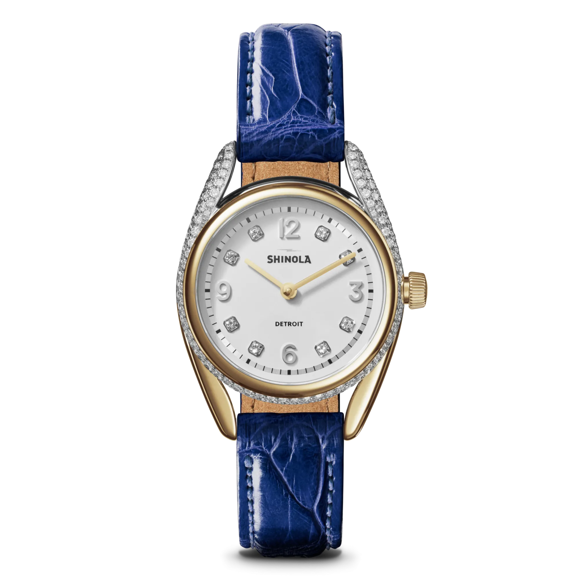Shinola Derby|Derby|Diamond Derby Watch Sapphire Alligator