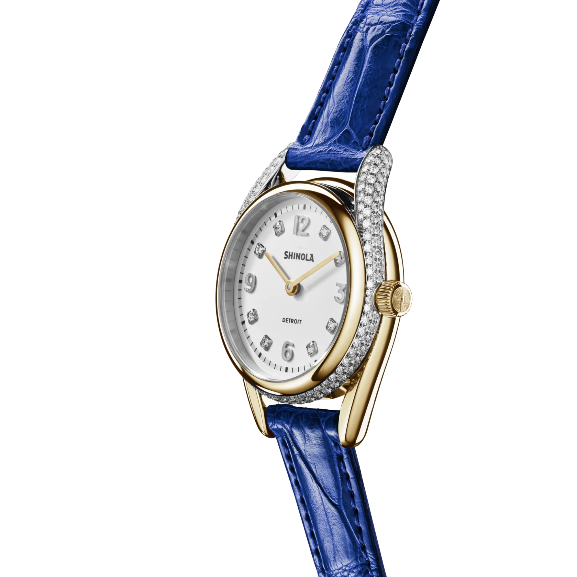 Shinola Derby|Derby|Diamond Derby Watch Sapphire Alligator