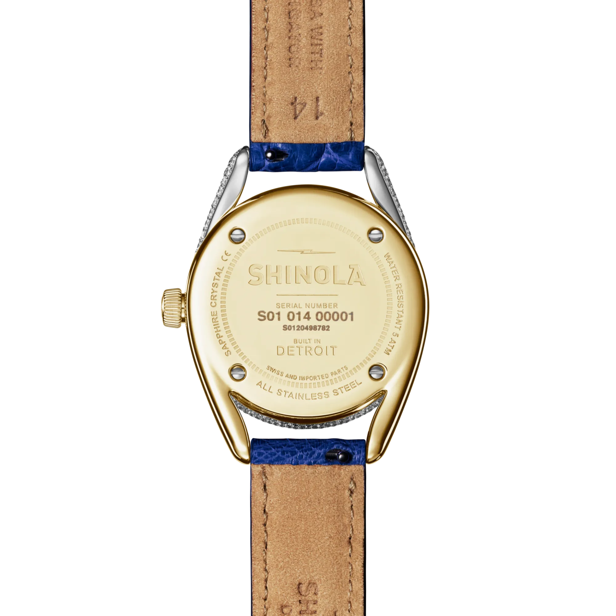 Shinola Derby|Derby|Diamond Derby Watch Sapphire Alligator