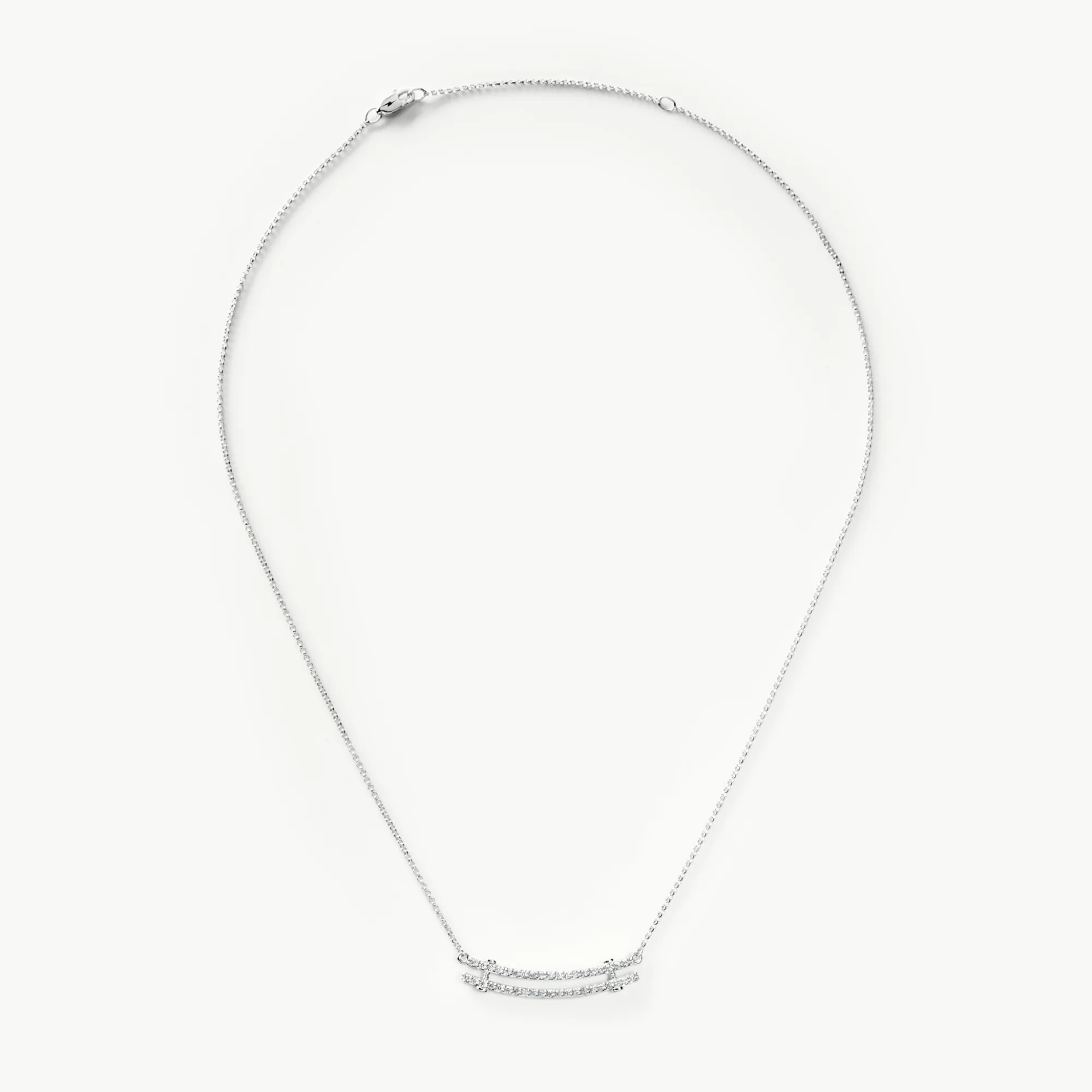 Shinola Shop All Women'S Jewelry|Necklaces|Diamond Pave Rivet Double Row Necklace