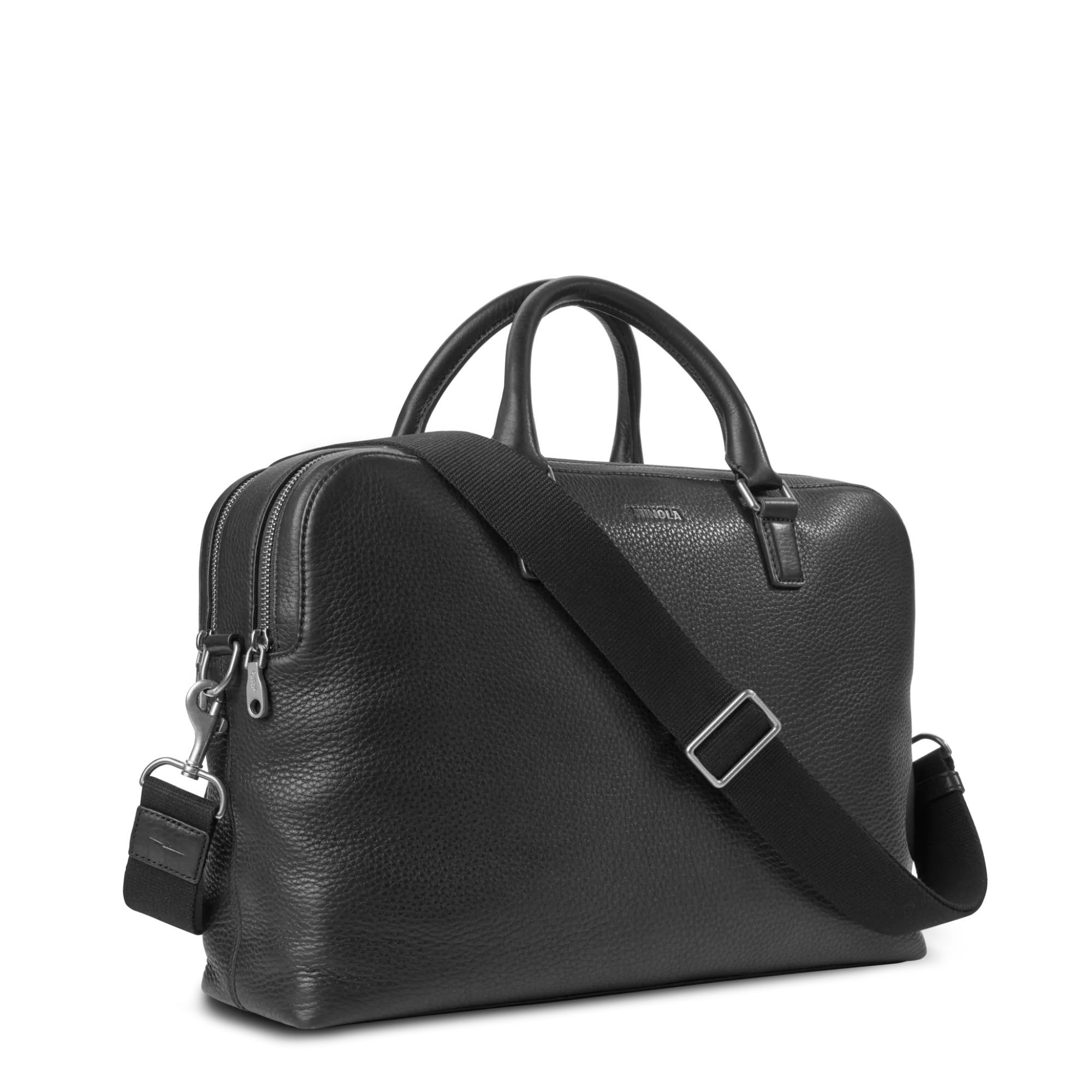 Shinola Best Sellers|Briefcases|Double Zip Briefcase Black