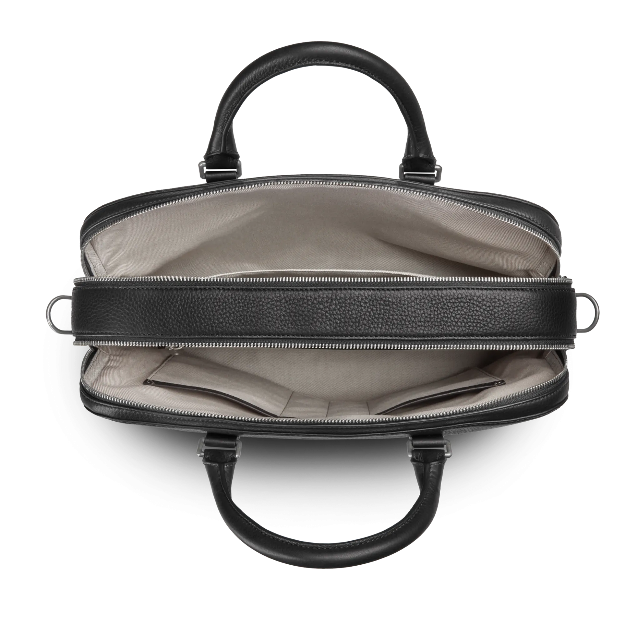 Shinola Best Sellers|Briefcases|Double Zip Briefcase Black