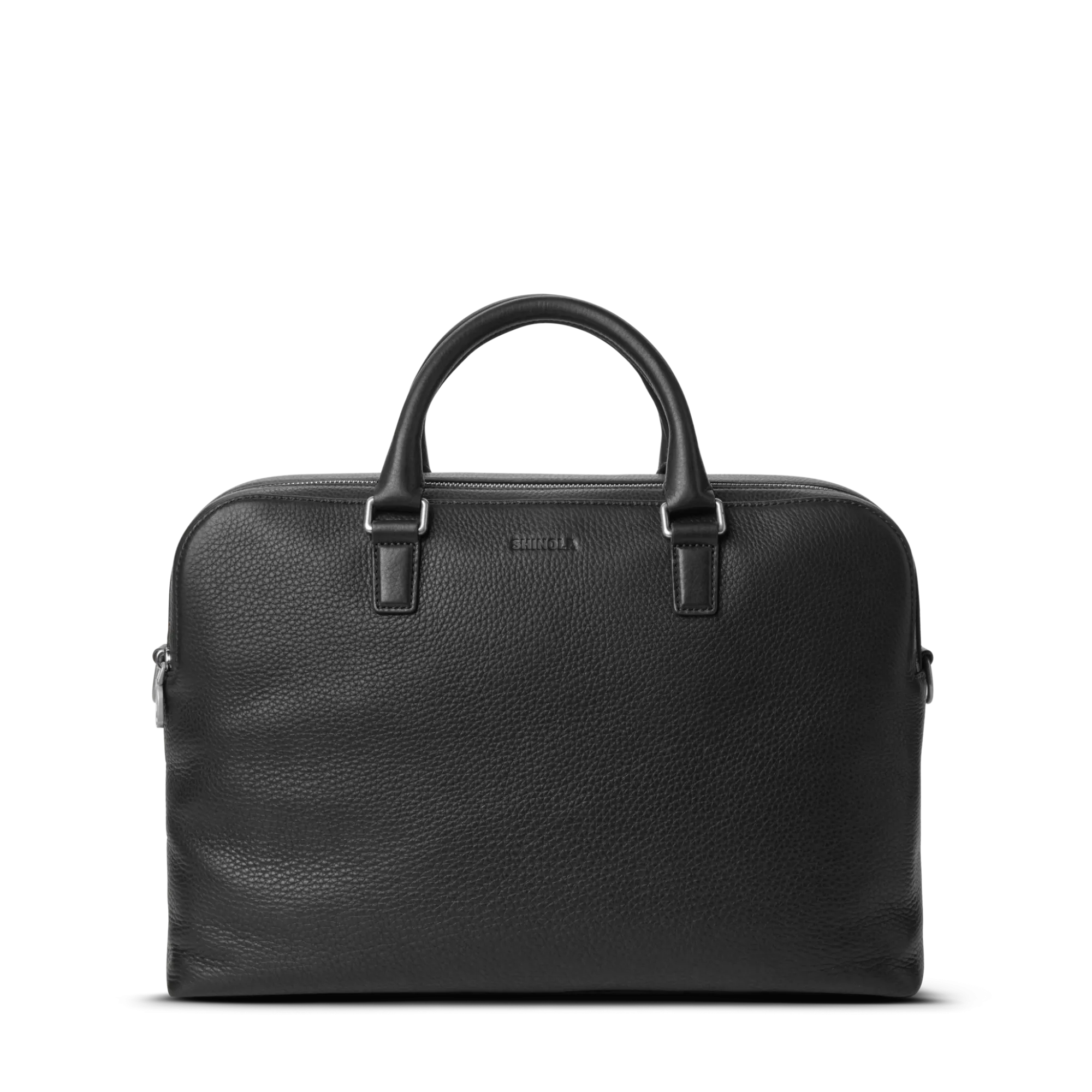 Shinola Best Sellers|Briefcases|Double Zip Briefcase Black