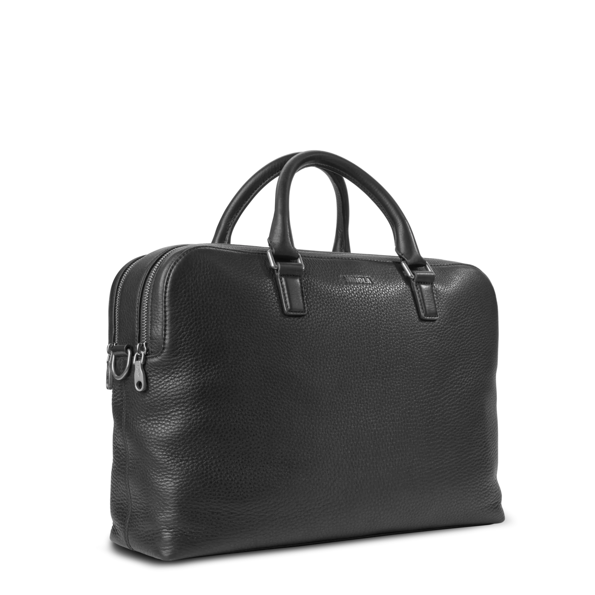 Shinola Best Sellers|Briefcases|Double Zip Briefcase Black