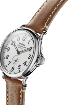Shinola Personalizable|Engravable|Engravable Runwell Watch White