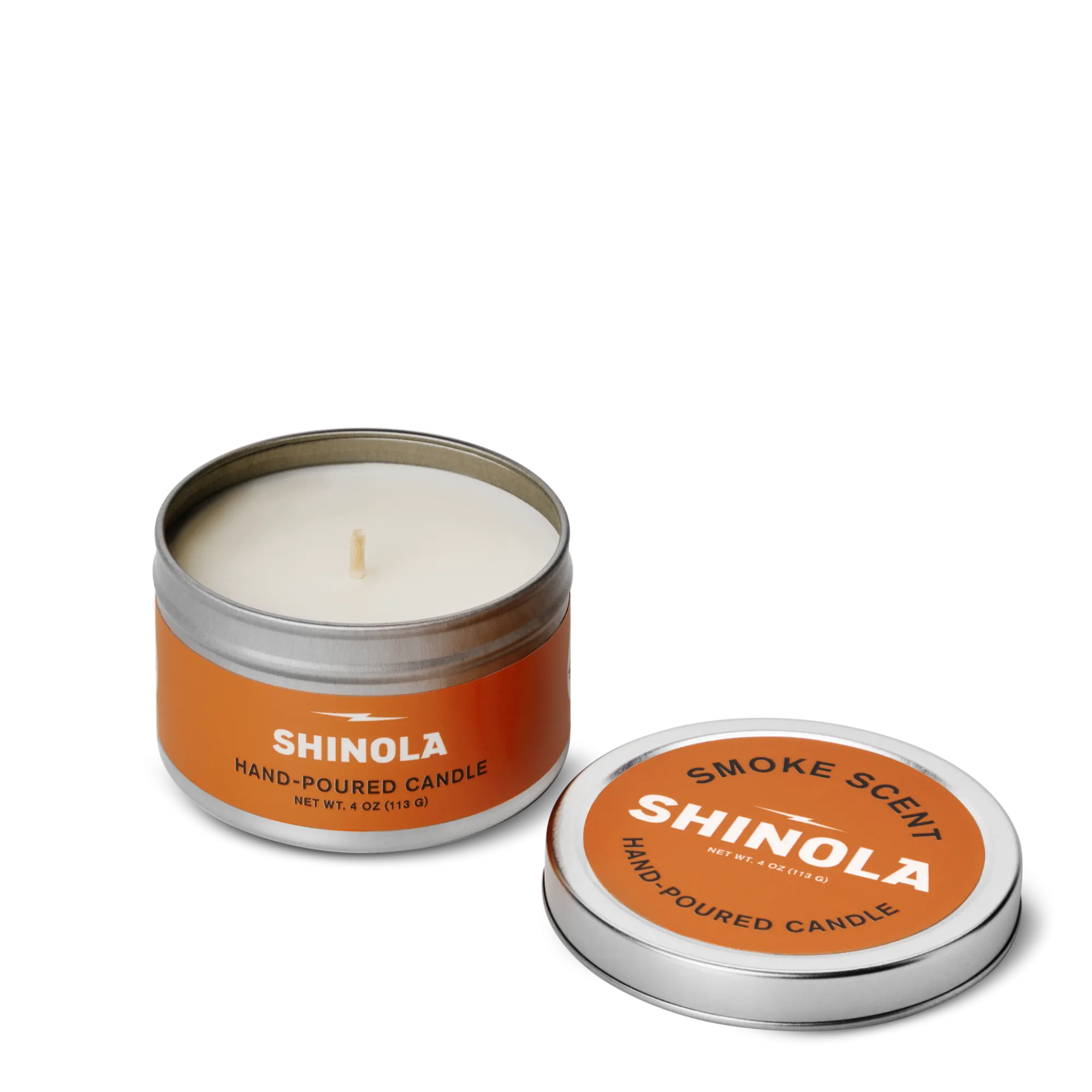 Shinola Shop All|Shop All Home|Hand Poured 4oz Travel Candle Smoke
