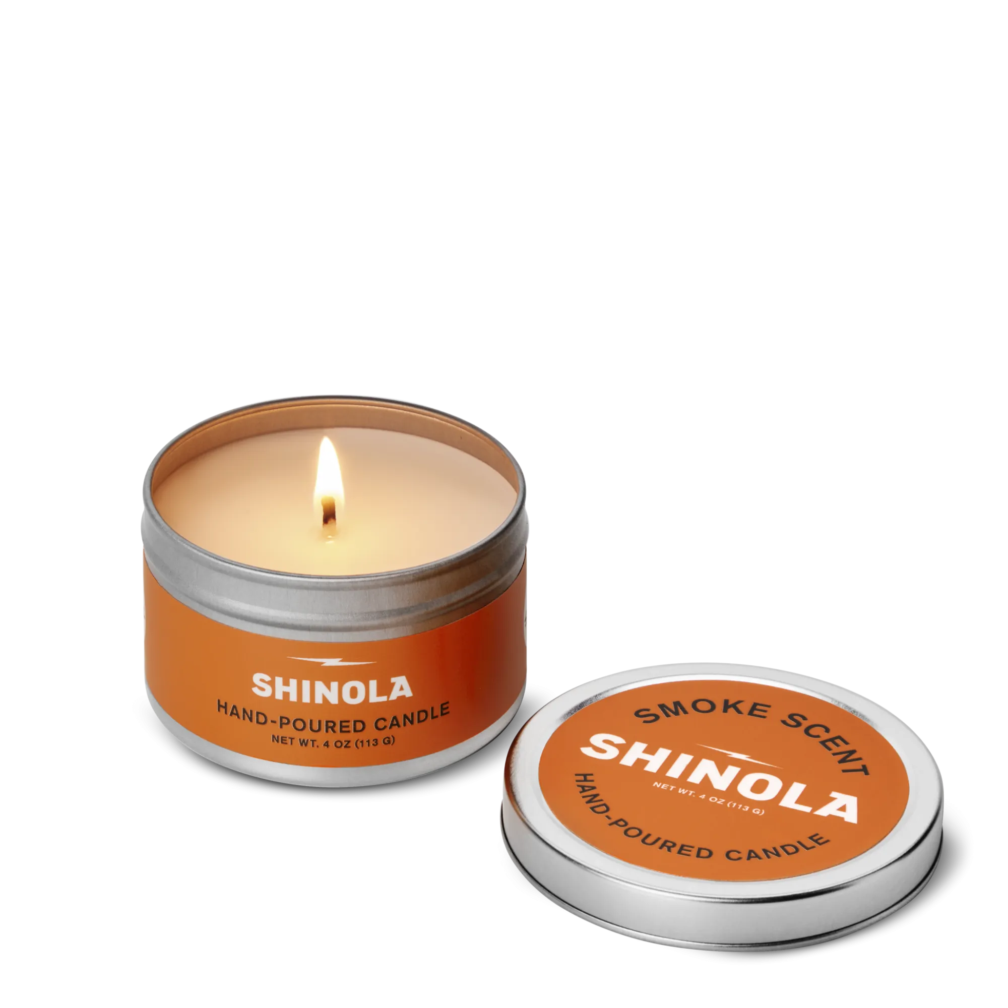 Shinola Shop All|Shop All Home|Hand Poured 4oz Travel Candle Smoke