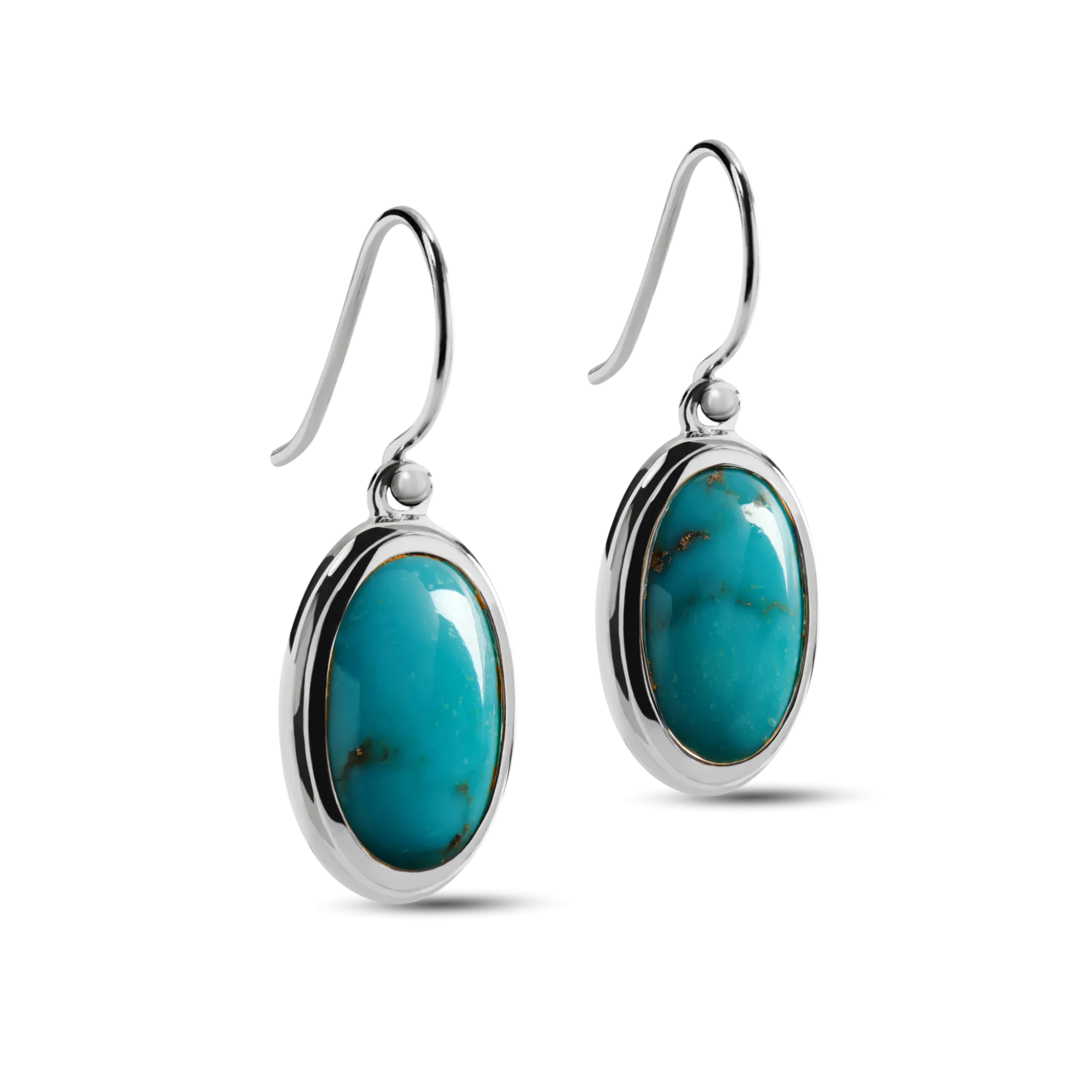 Shinola Shop All Women'S Jewelry|Sterling Silver|Heirloom Drop Earrings Turquoise