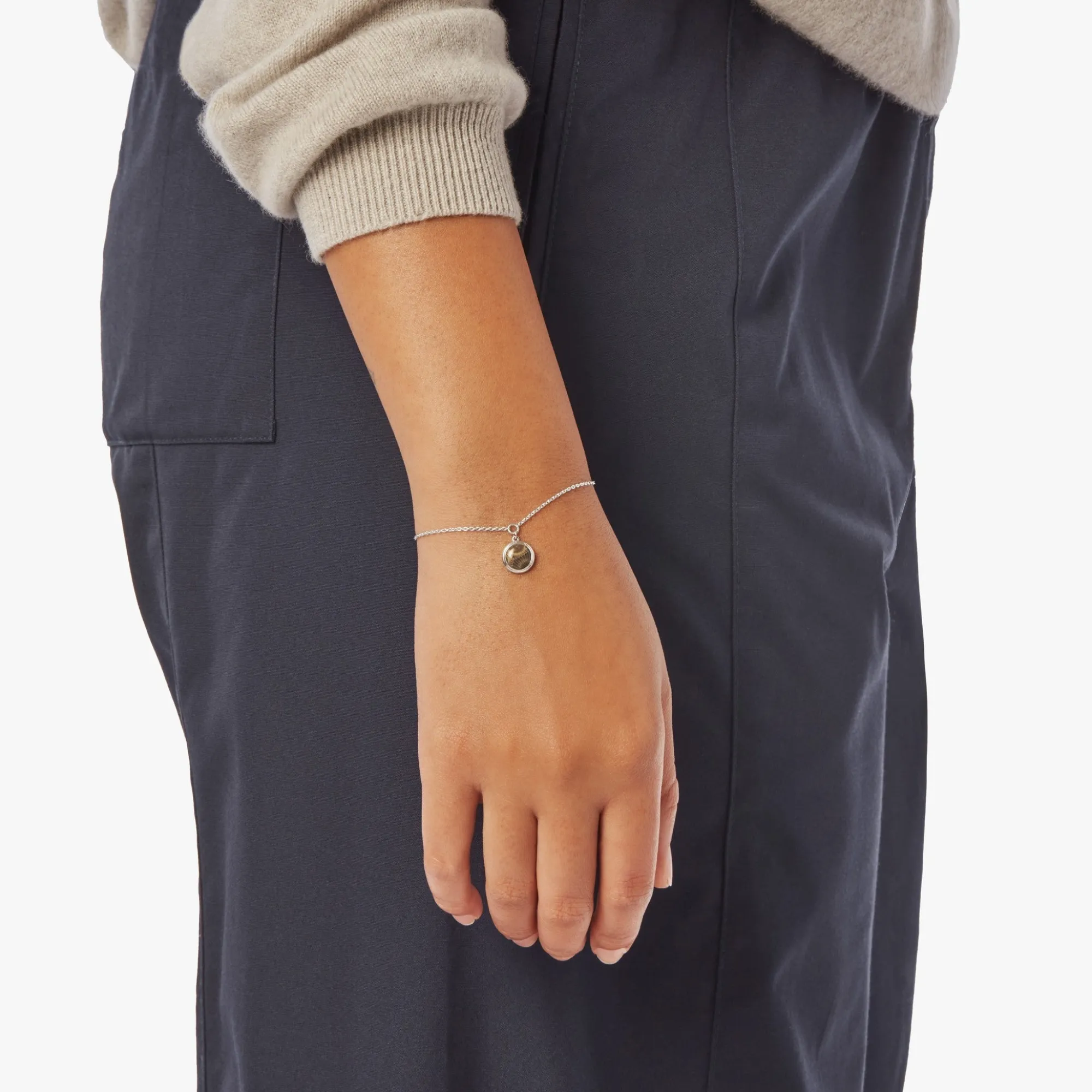 Shinola Engravable|Bracelets|Heirloom Charm Bracelet Petoskey