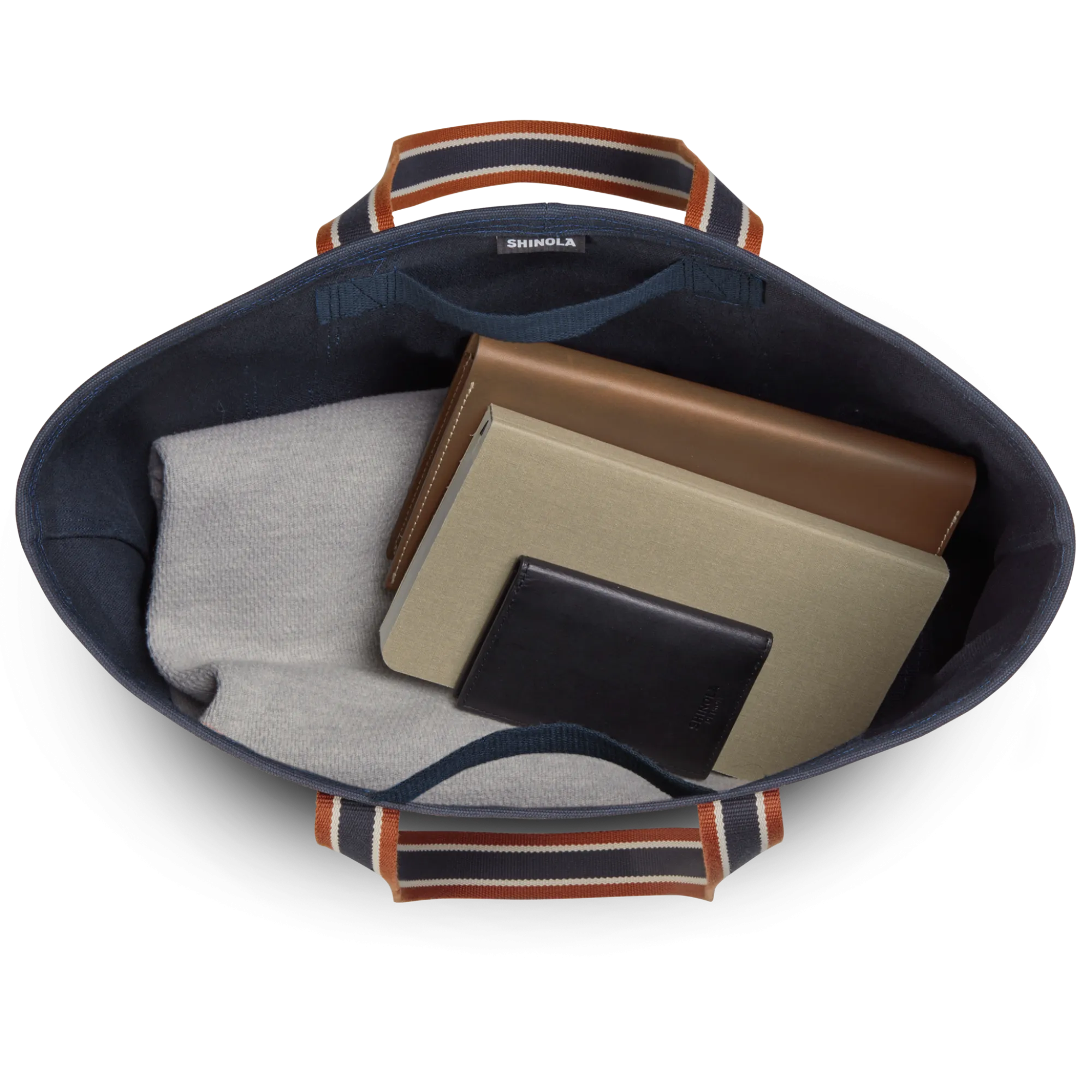 Shinola Tote Bags|New Arrivals|Large Easy Canvas Tote Navy