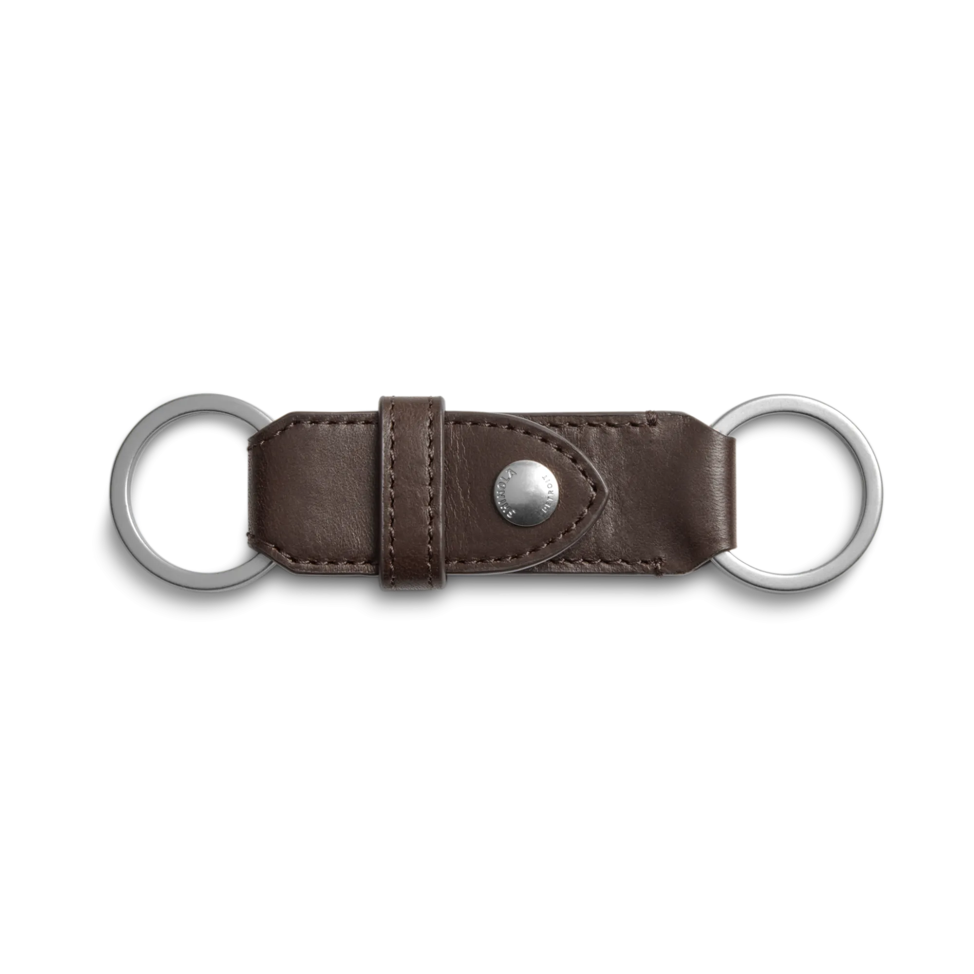 Shinola Shop All Men'S Leather & Bags|Shop All|Leather Valet Key Fob Dark Brown