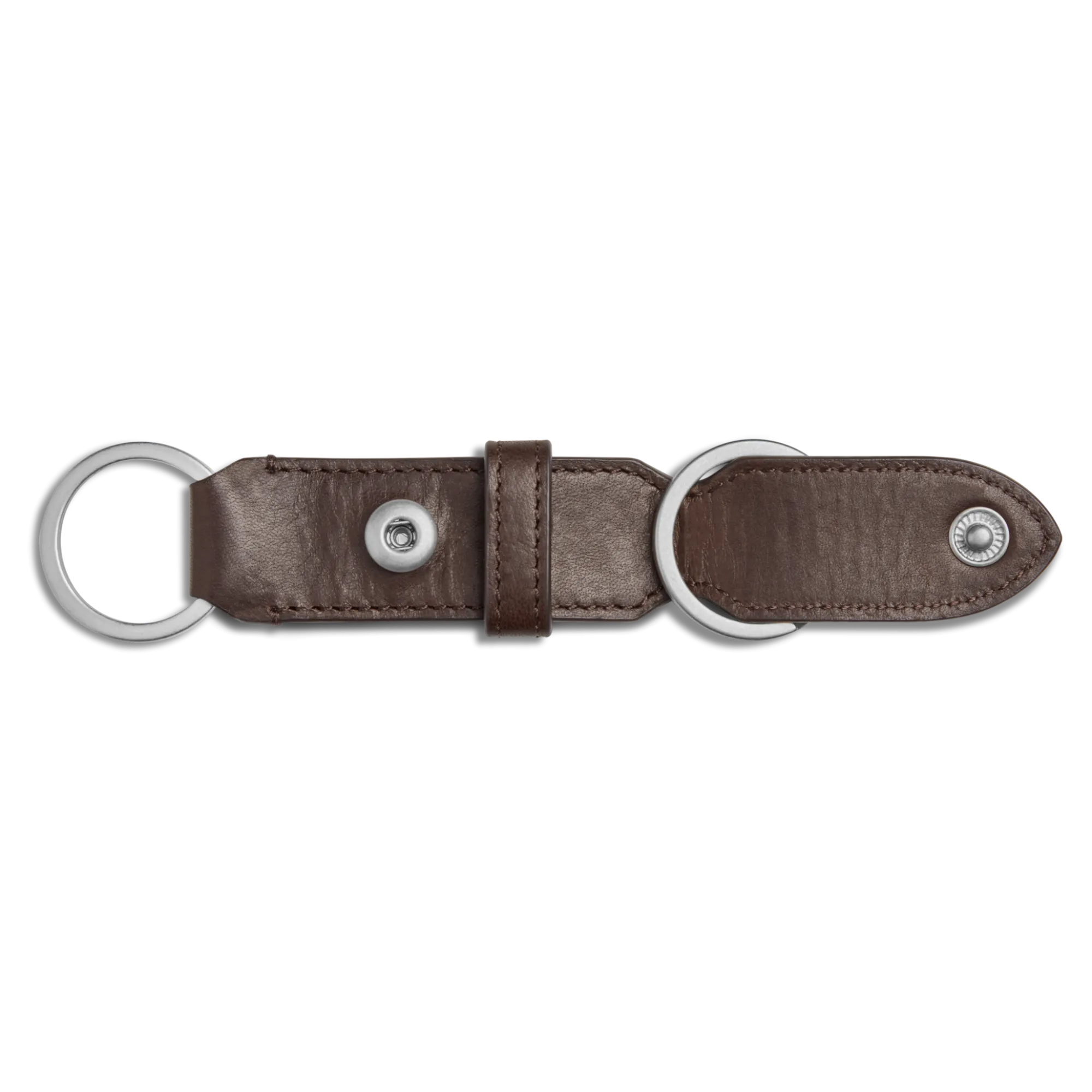 Shinola Shop All Men'S Leather & Bags|Shop All|Leather Valet Key Fob Dark Brown