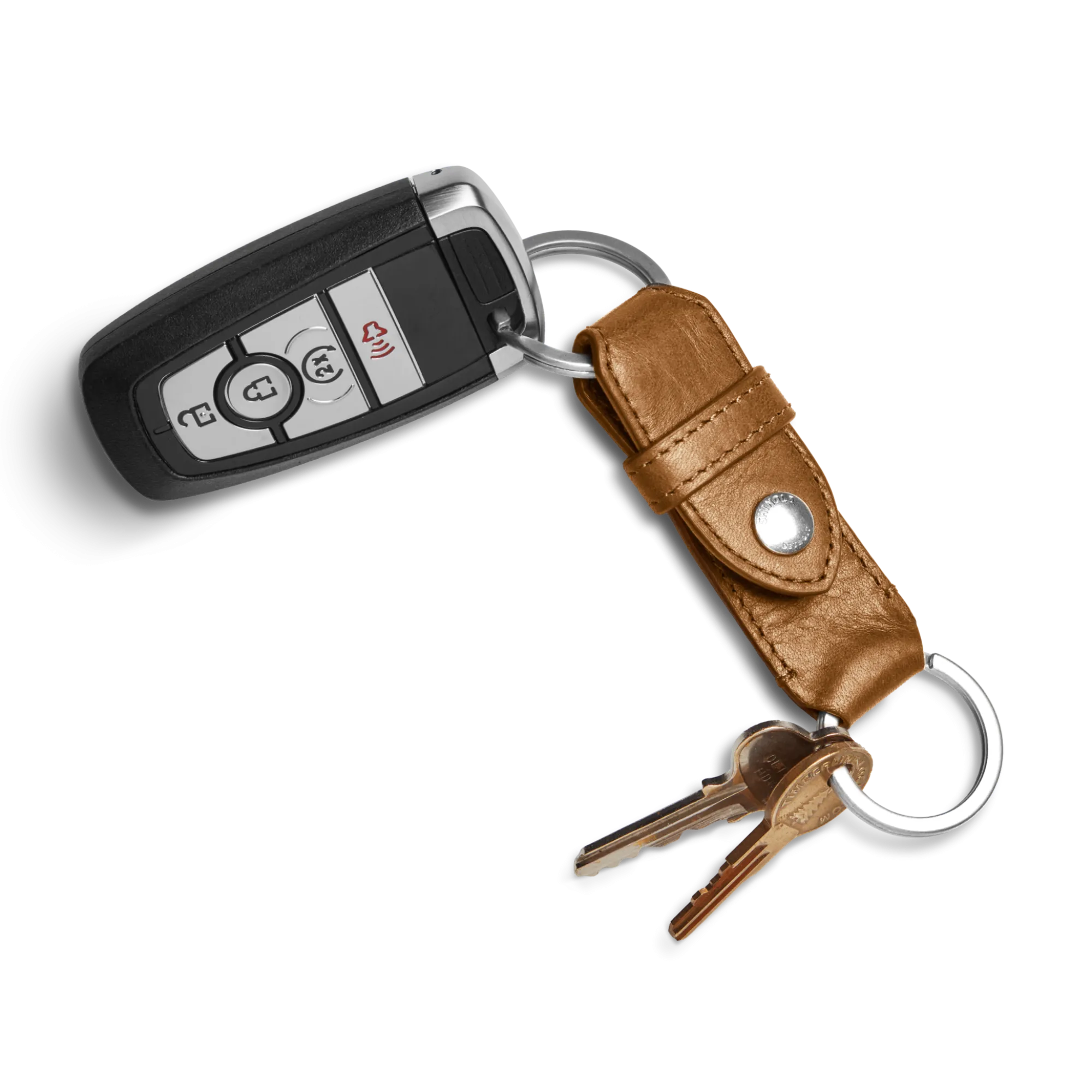 Shinola New Arrivals|Shop All Men'S Leather & Bags|Leather Valet Key Fob Tan/Tan