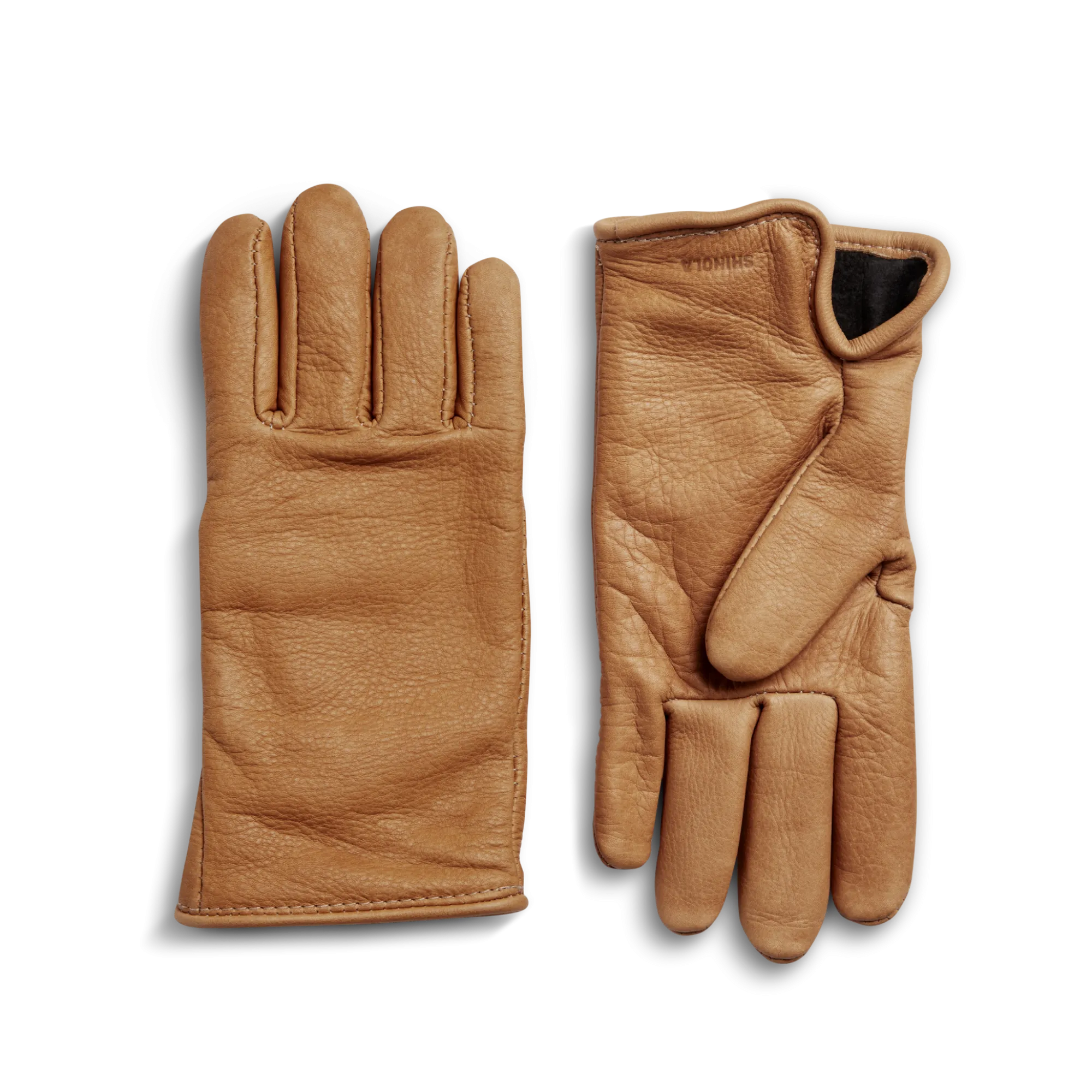 Shinola Shop All|Shop All Home|Lined Leather Gloves Tan