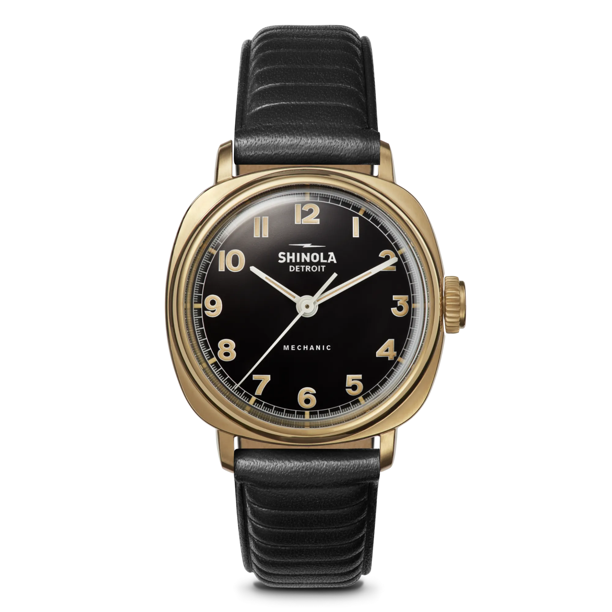 Shinola Best Sellers|Best Sellers|Mechanic Watch Black/Gold