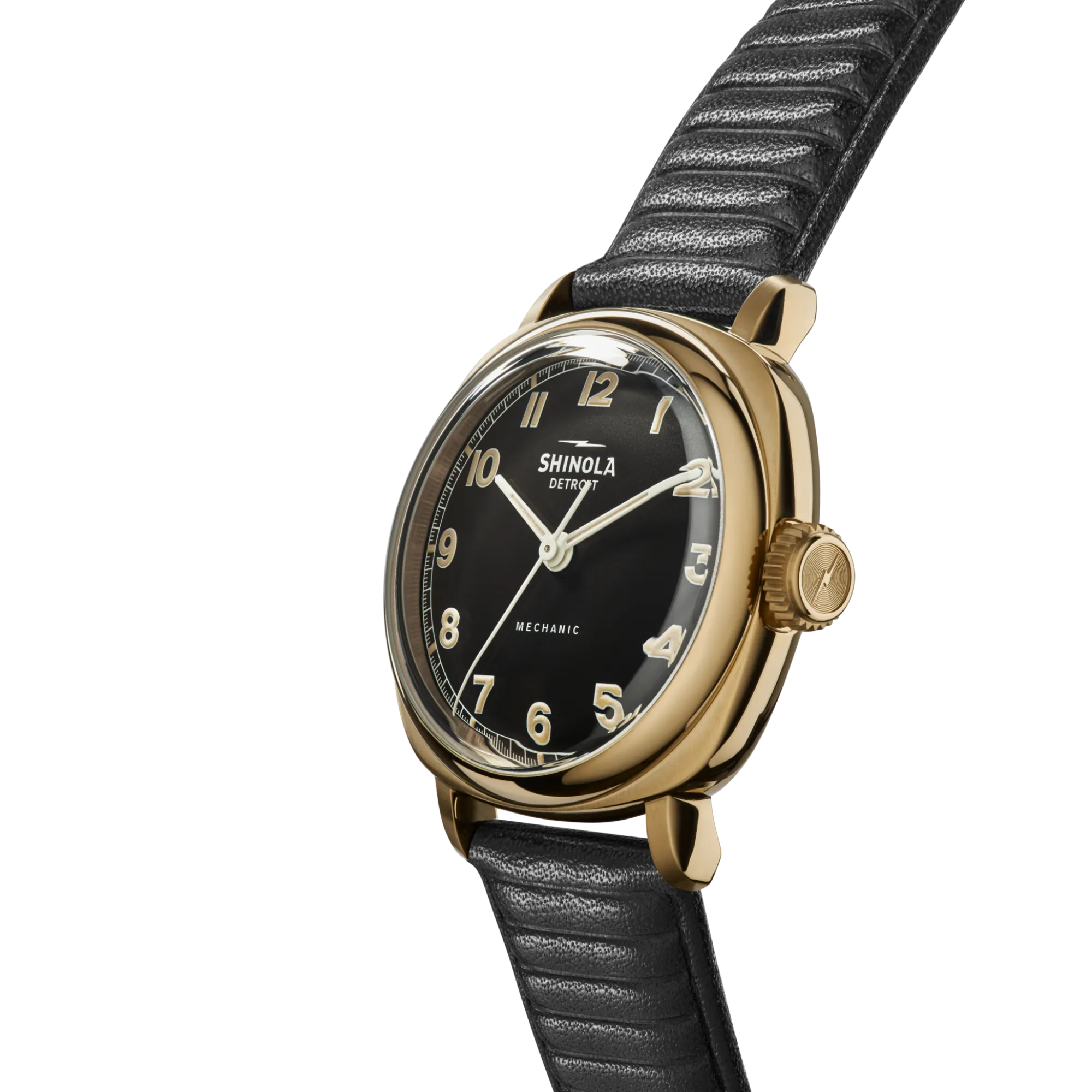 Shinola Best Sellers|Best Sellers|Mechanic Watch Black/Gold