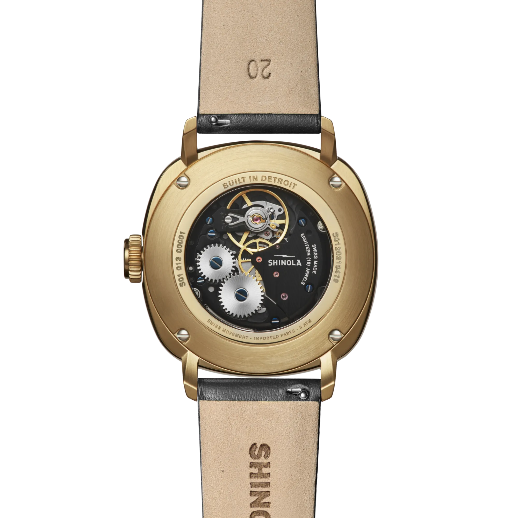 Shinola Best Sellers|Best Sellers|Mechanic Watch Black/Gold