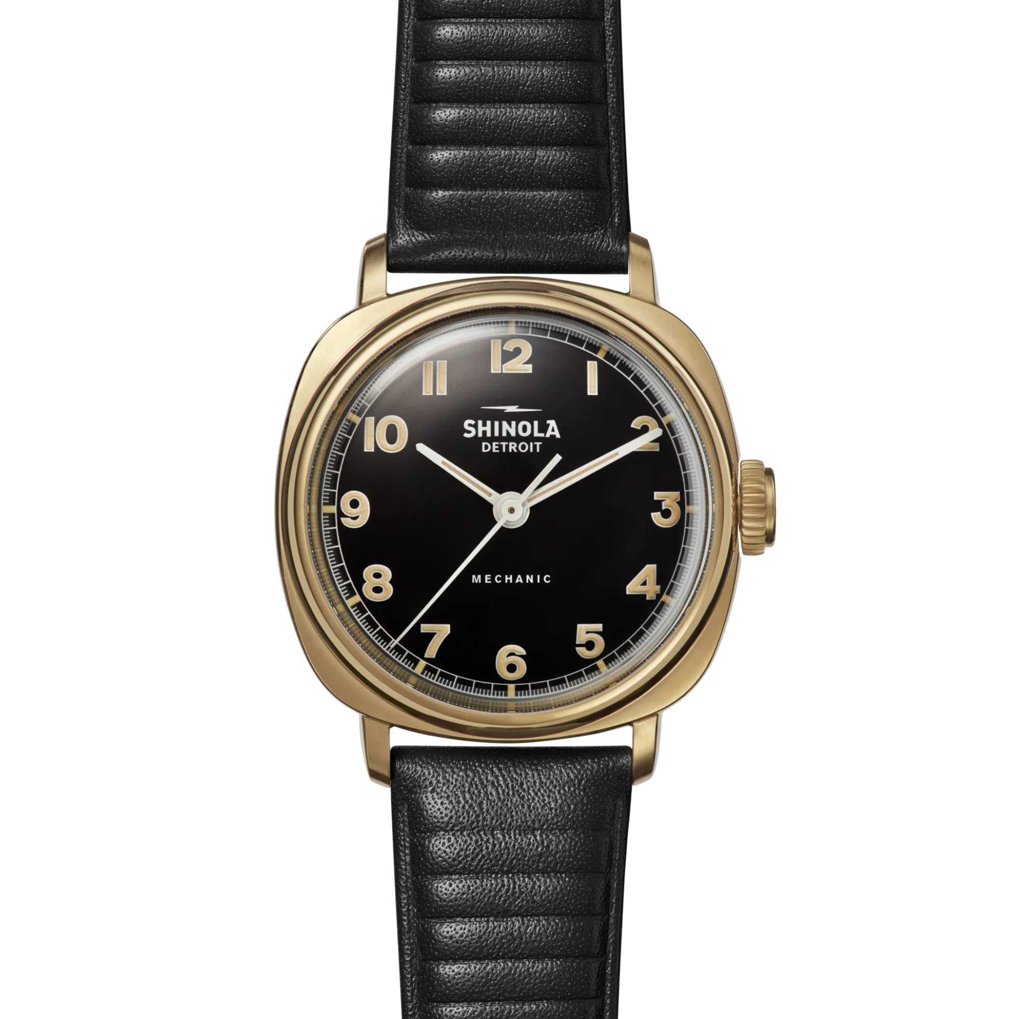 Shinola Best Sellers|Best Sellers|Mechanic Watch Black/Gold