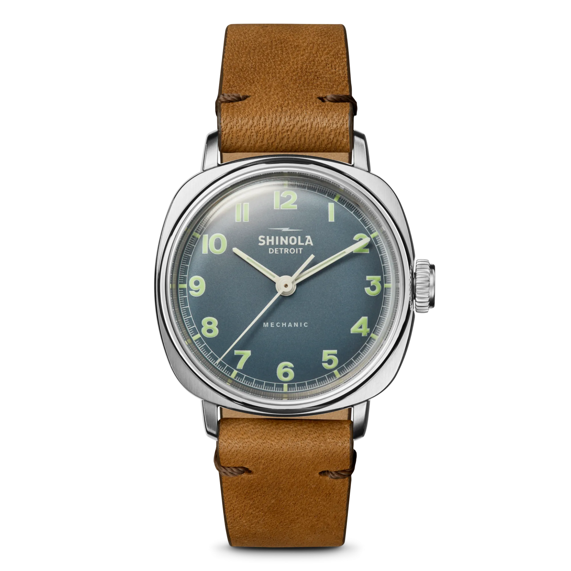Shinola Classic Watches|Classic Watches|Mechanic Watch Steel Blue