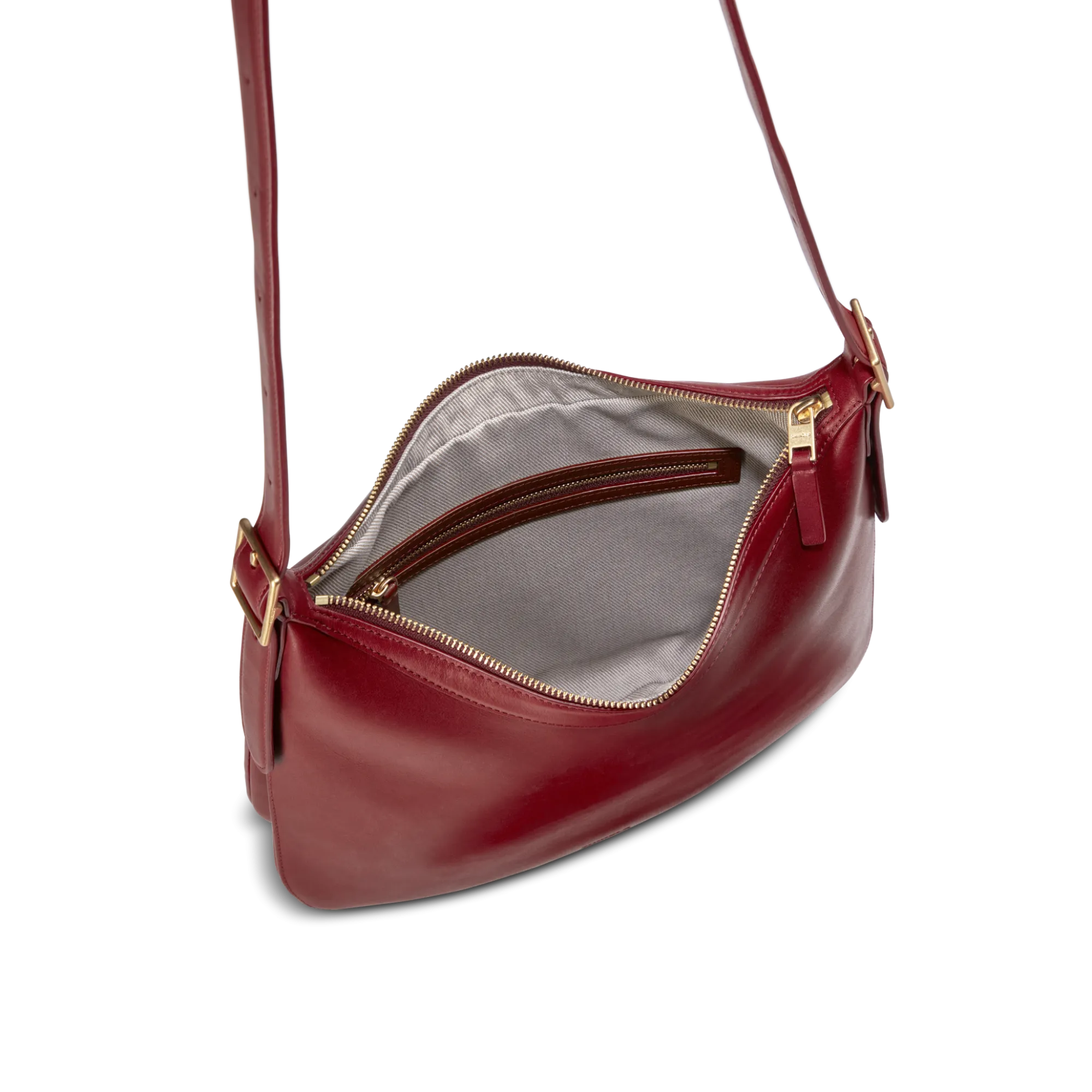 Shinola New Arrivals|Crossbody Bags|Medium Bixby Crossbody Ruby