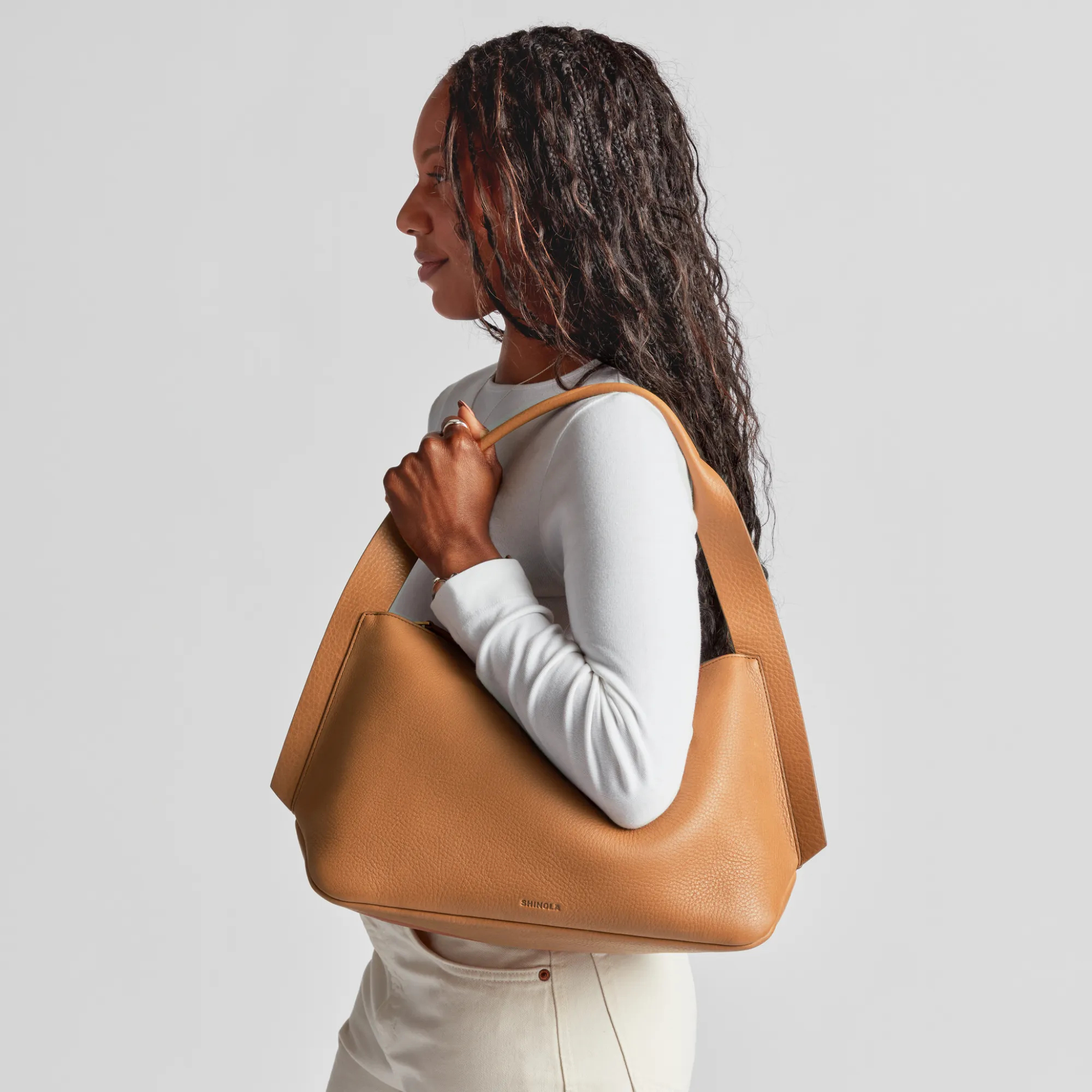 Shinola New Arrivals|Best Sellers|Medium Derby Shoulder Bag Tan