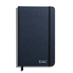 Shinola Personalizable|Journals|Medium Hard Grid Journal Navy